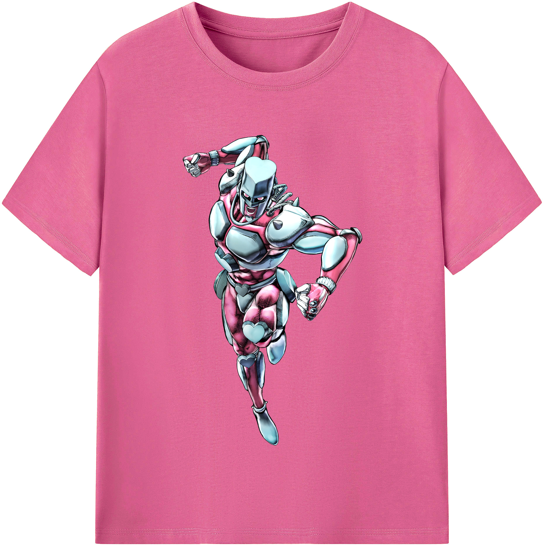 （画像用） ジョジョの奇妙な冒険 ひがしかた じょうすけ JoJo's Bizarre Adventure Higashikata Josuke レディースカジュアルプリントTシャツ（綿100％）