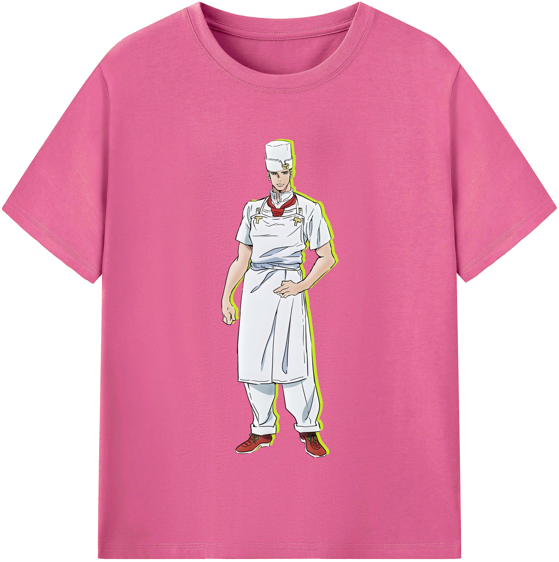 （画像用） ジョジョの奇妙な冒険 Tonio Trussardi JoJo's Bizarre Adventure トニオ?トラッサルディ レディースカジュアルプリントTシャツ（綿100％）