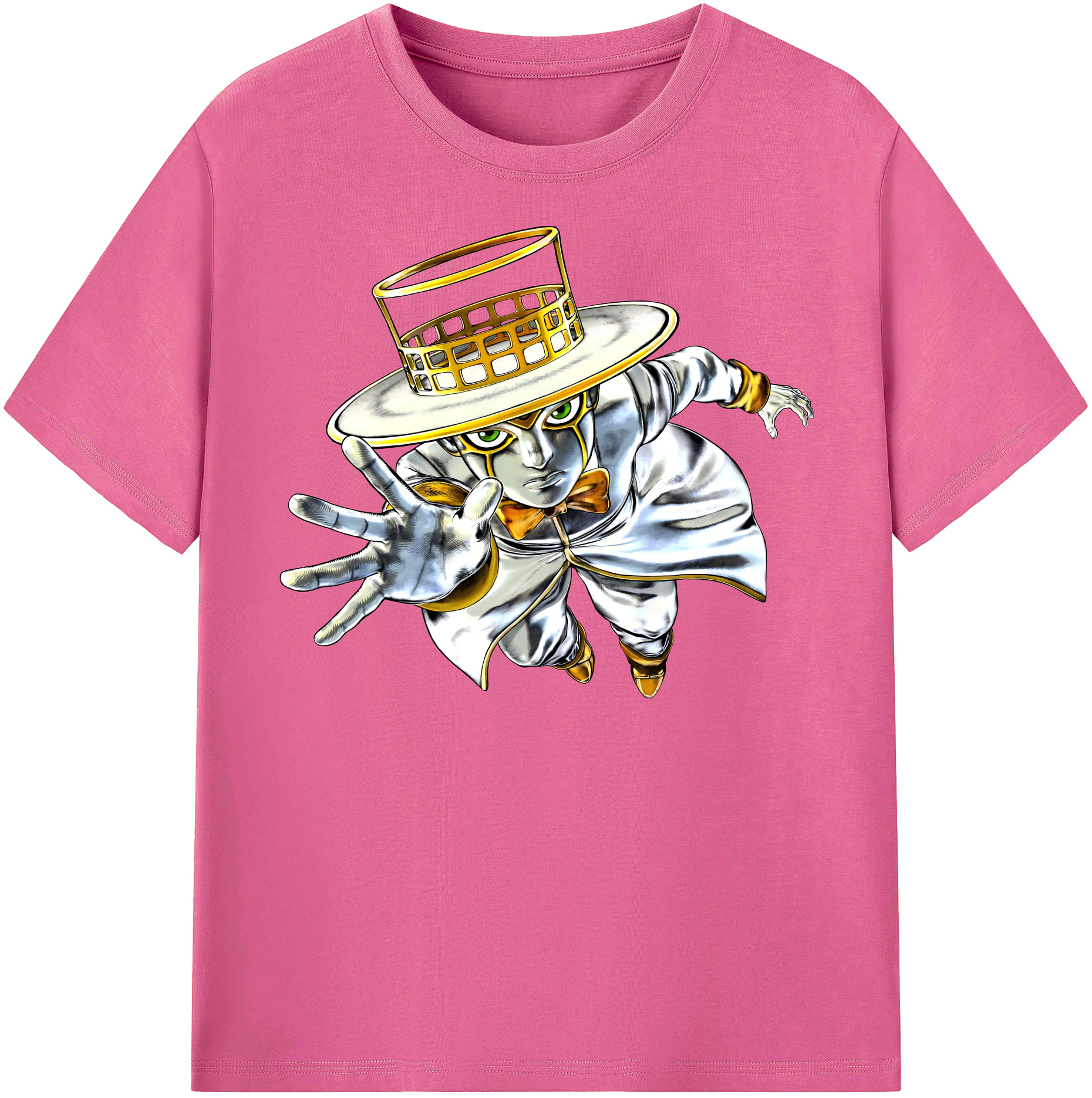（画像用） ジョジョの奇妙な冒険 岸辺 露伴（きしべ ろはん） JoJo's Bizarre Adventure Rohan Kishibe レディースカジュアルプリントTシャツ（綿100％）