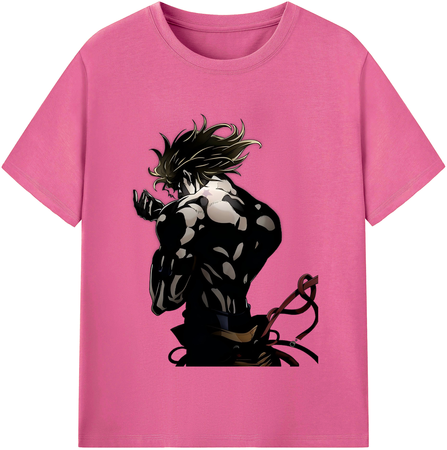 （画像用） ジョジョの奇妙な冒険 ディオ?ブランドー JoJo's Bizarre Adventure Dio Brando レディースカジュアルプリントTシャツ（綿100％）