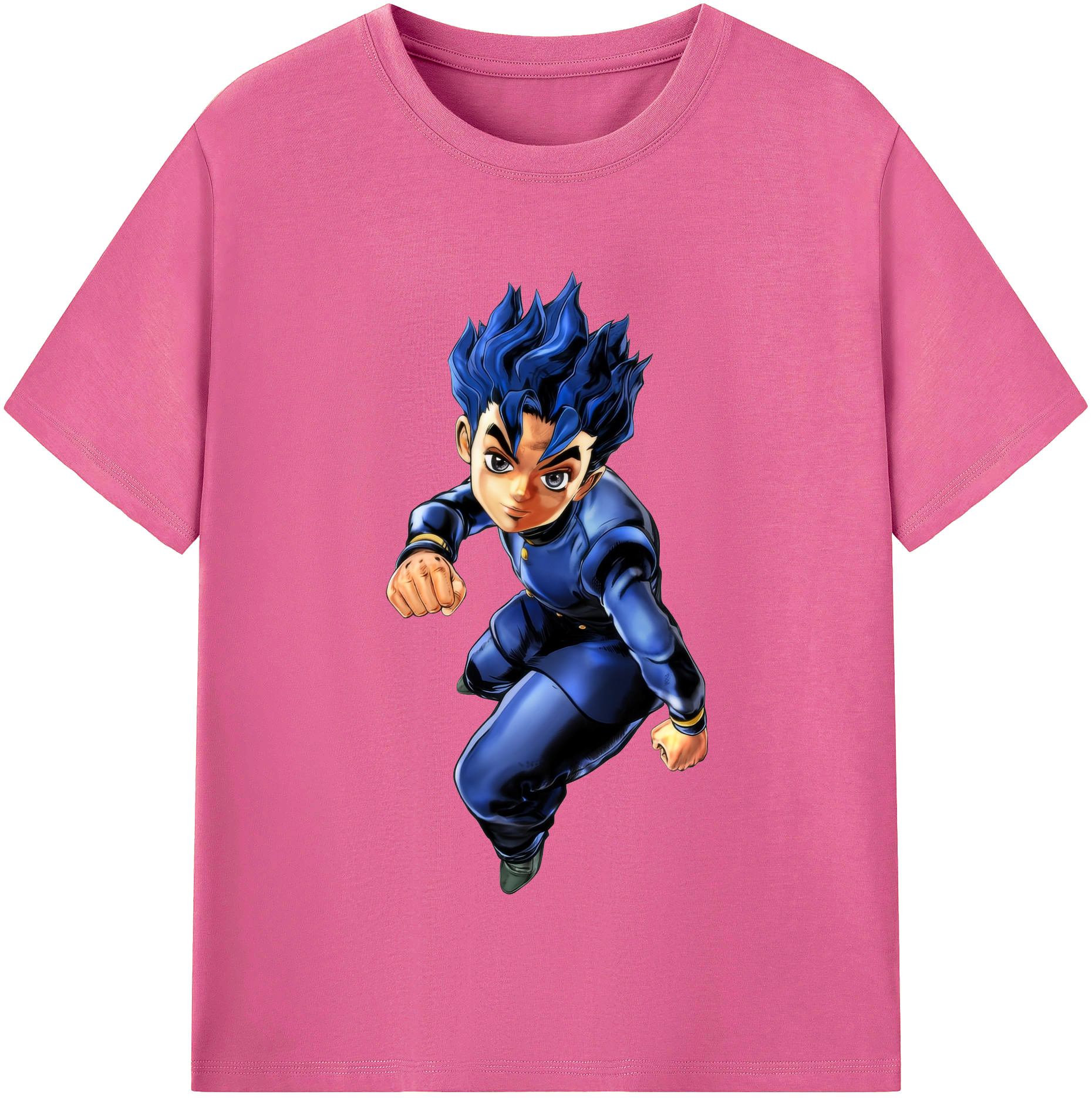 （画像用） ジョジョの奇妙な冒険 広瀨康一 JoJo's Bizarre Adventure Hirose Koichi レディースカジュアルプリントTシャツ（綿100％）