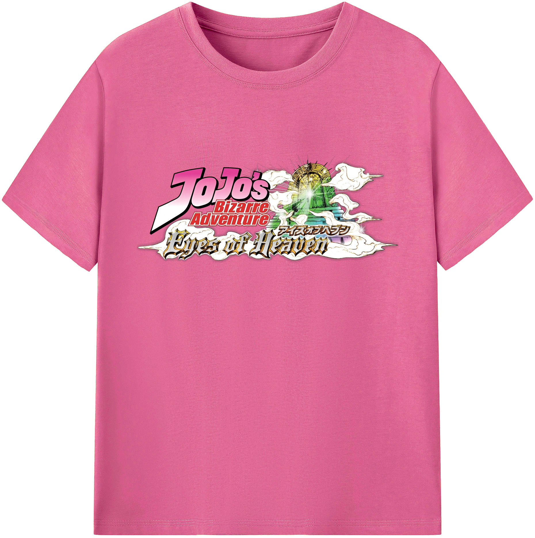 （画像用） ジョジョの奇妙な冒険 JoJo's Bizarre Adventure レディースカジュアルプリントTシャツ（綿100％）
