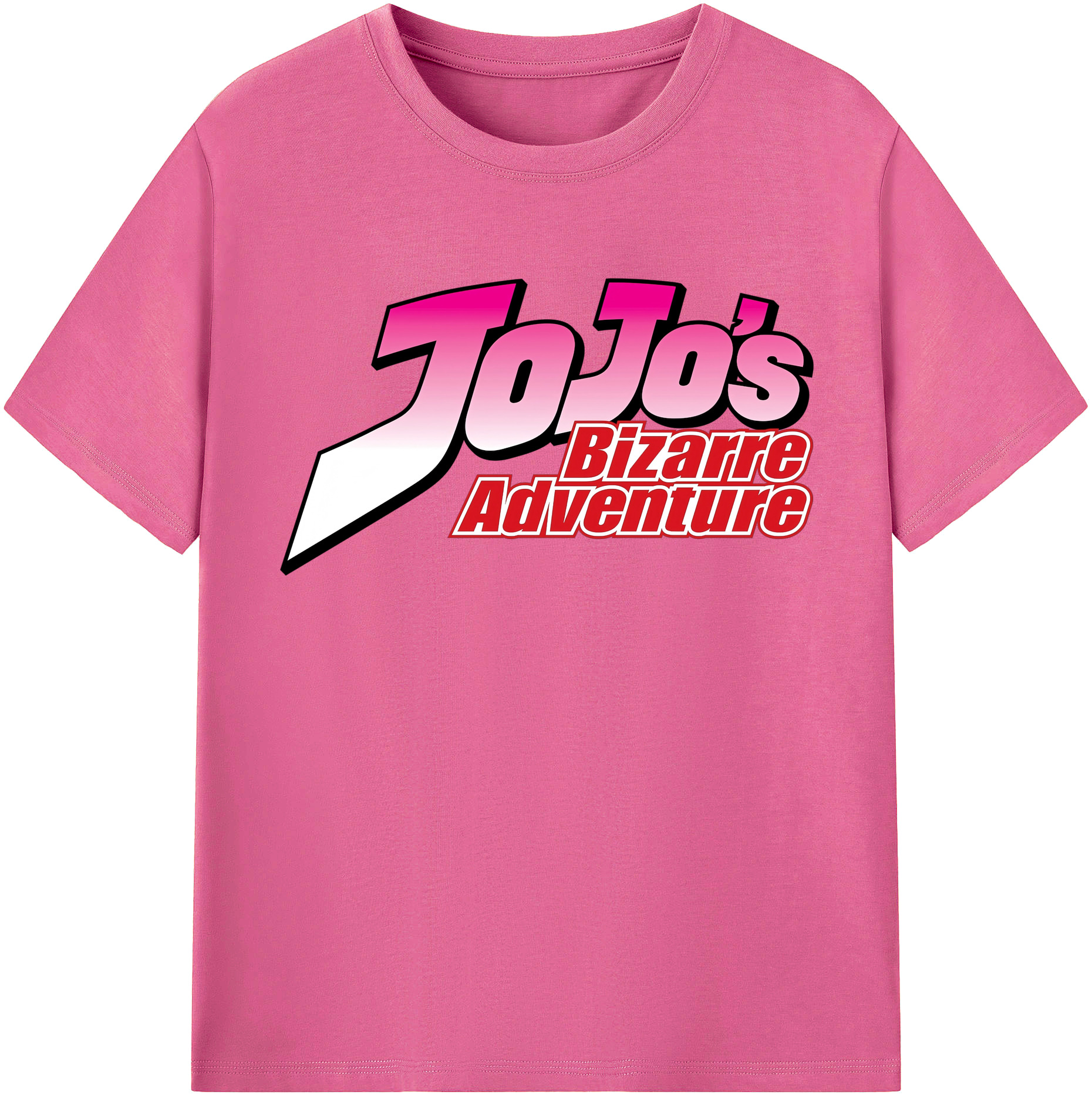 （画像用） ジョジョの奇妙な冒険 JoJo's Bizarre Adventure レディースカジュアルプリントTシャツ（綿100％）