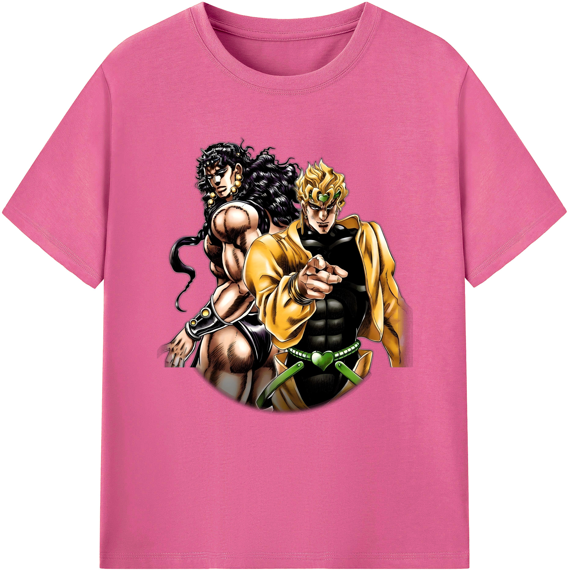 （画像用） ジョジョの奇妙な冒険 ディオ?ブランドー JoJo's Bizarre Adventure Dio Brando レディースカジュアルプリントTシャツ（綿100％）