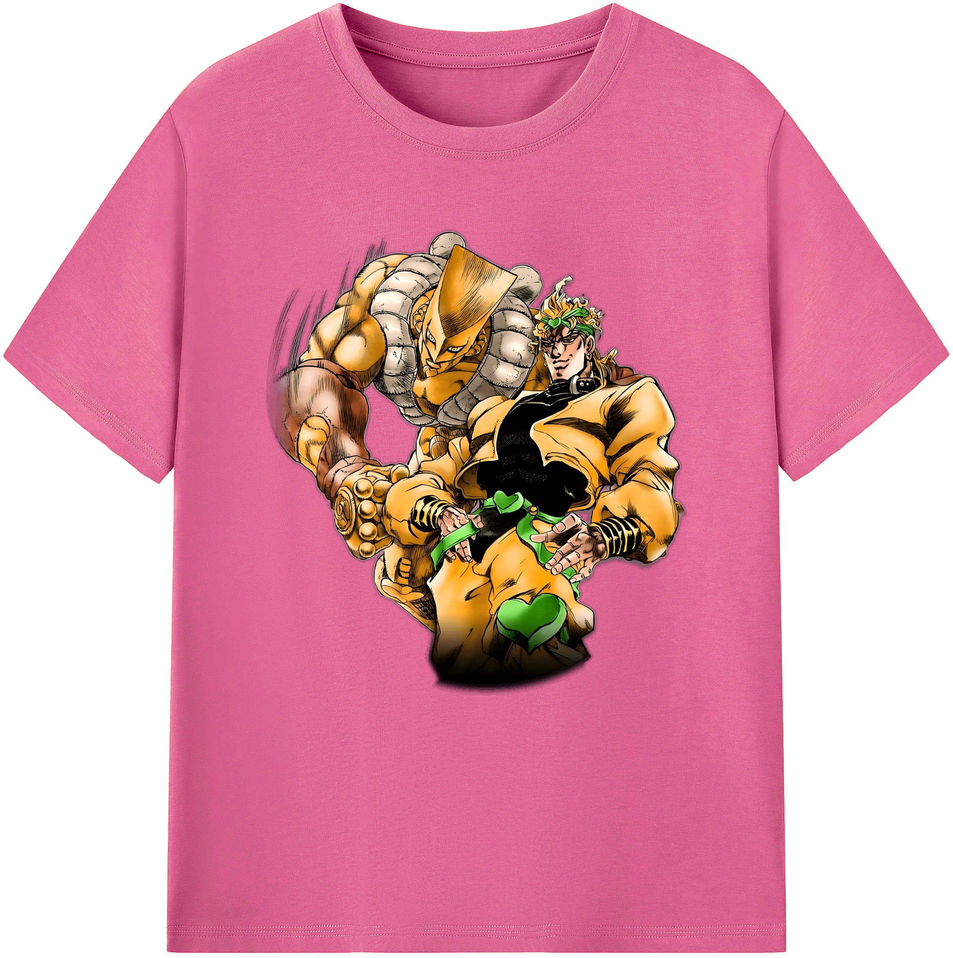 （画像用） ジョジョの奇妙な冒険 ディオ?ブランドー JoJo's Bizarre Adventure Dio Brando レディースカジュアルプリントTシャツ（綿100％）
