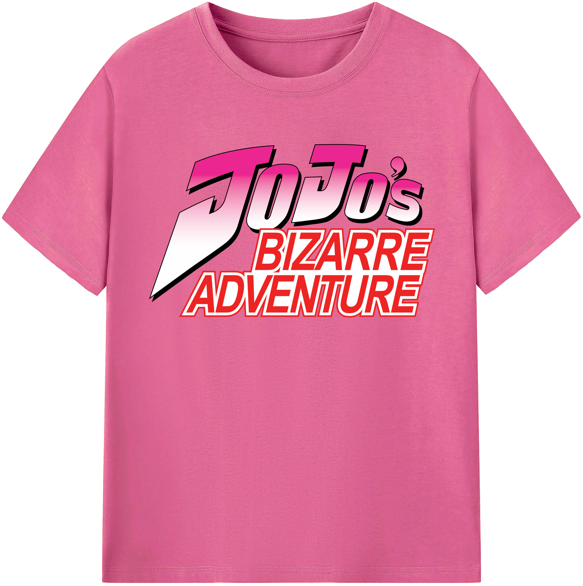 （画像用） ジョジョの奇妙な冒険 JoJo's Bizarre Adventure レディースカジュアルプリントTシャツ（綿100％）