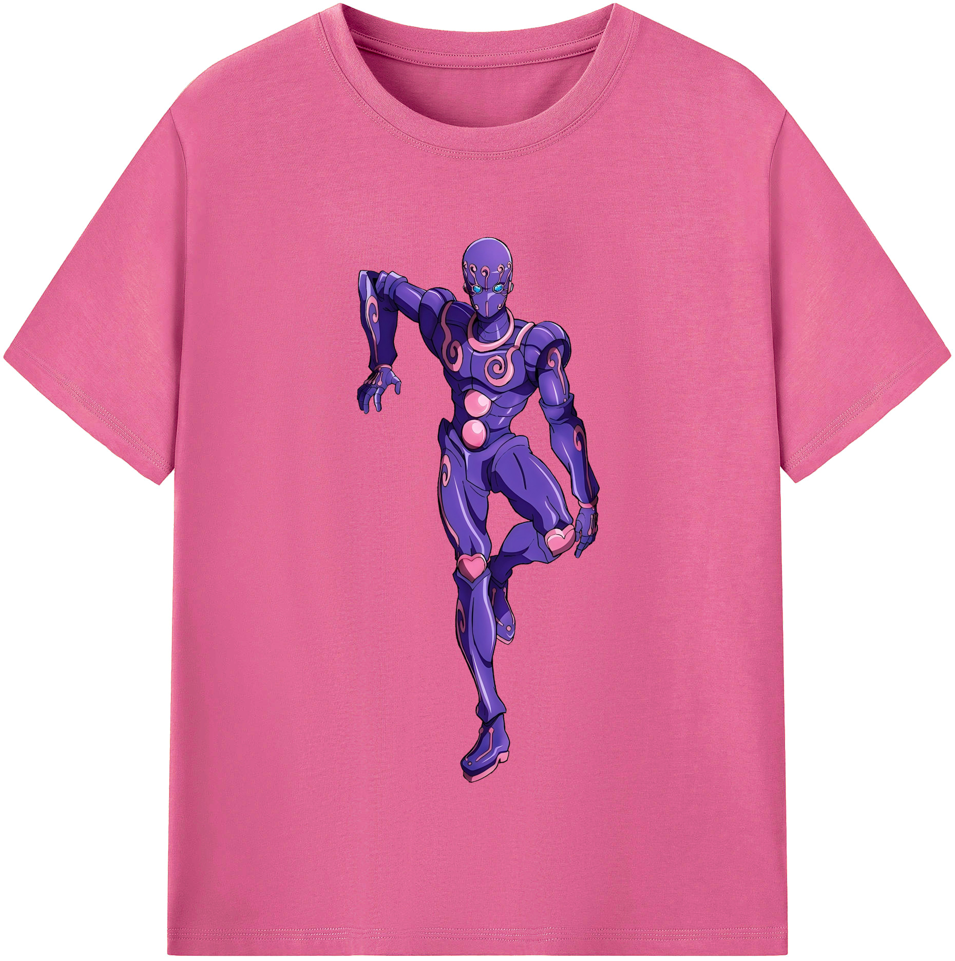 （画像用） ジョジョの奇妙な冒険 JoJo's Bizarre Adventure レディースカジュアルプリントTシャツ（綿100％）