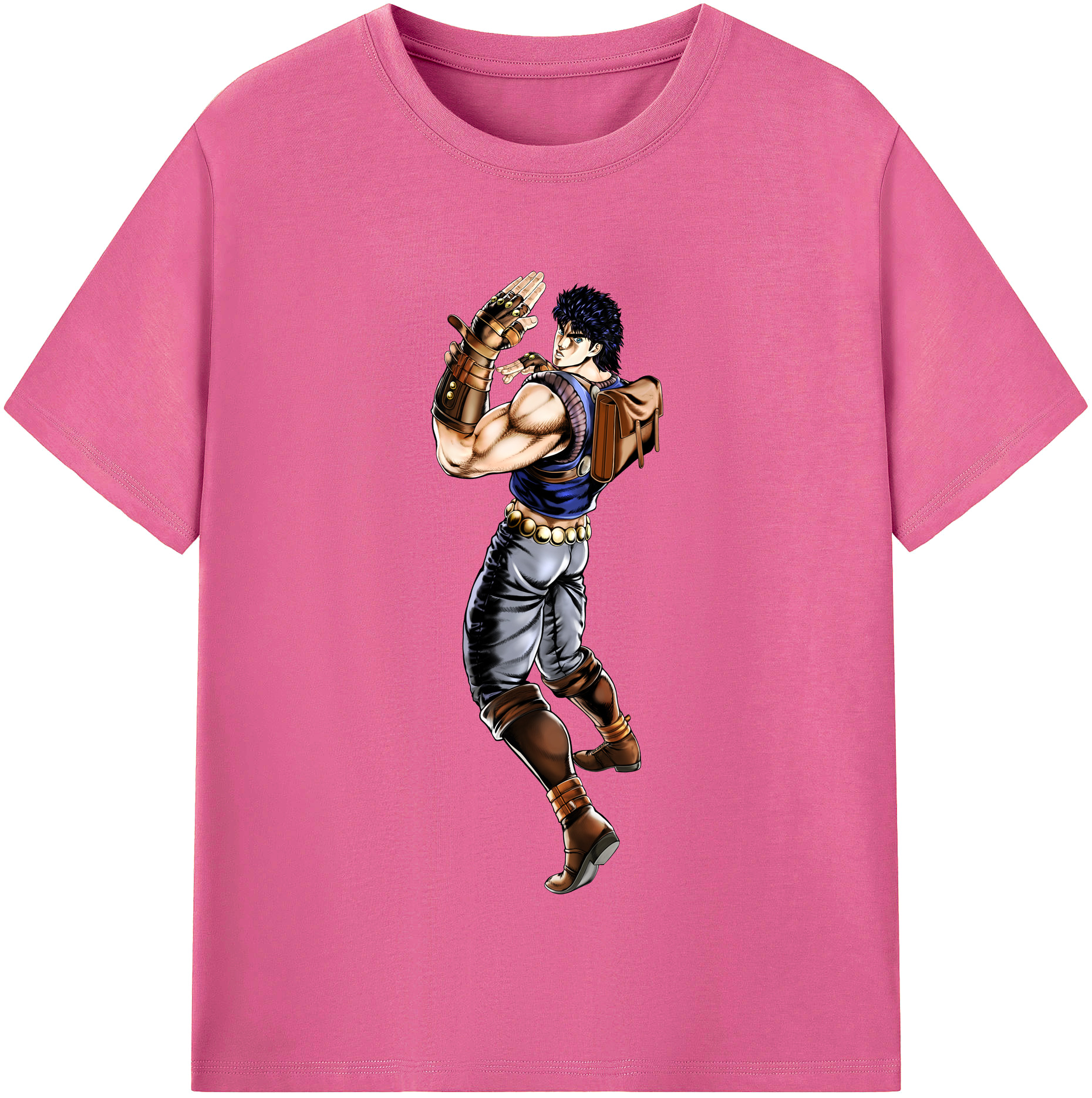 （画像用） ジョジョの奇妙な冒険 /ジョナサン?ジョースター JoJo's Bizarre Adventure Jonathan Joestar レディースカジュアルプリントTシャツ（綿100％）