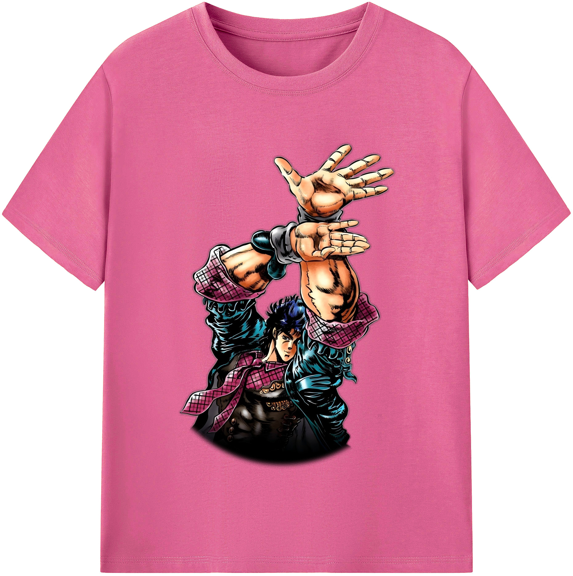 （画像用） ジョジョの奇妙な冒険 /ジョナサン?ジョースター JoJo's Bizarre Adventure Jonathan Joestar レディースカジュアルプリントTシャツ（綿100％）