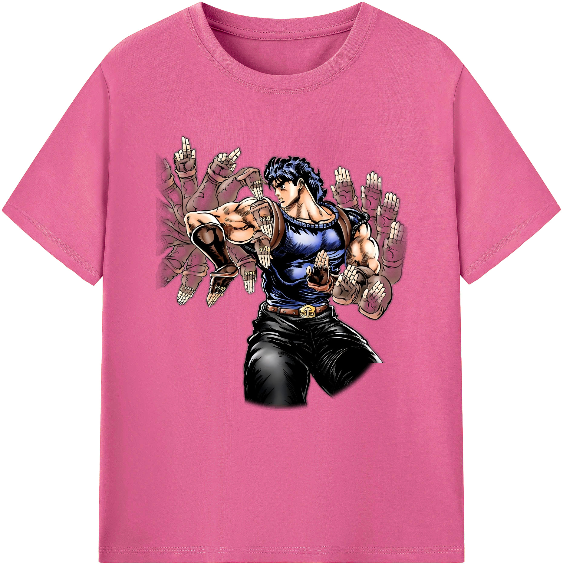 （画像用） ジョジョの奇妙な冒険 /ジョナサン?ジョースター JoJo's Bizarre Adventure Jonathan Joestar レディースカジュアルプリントTシャツ（綿100％）