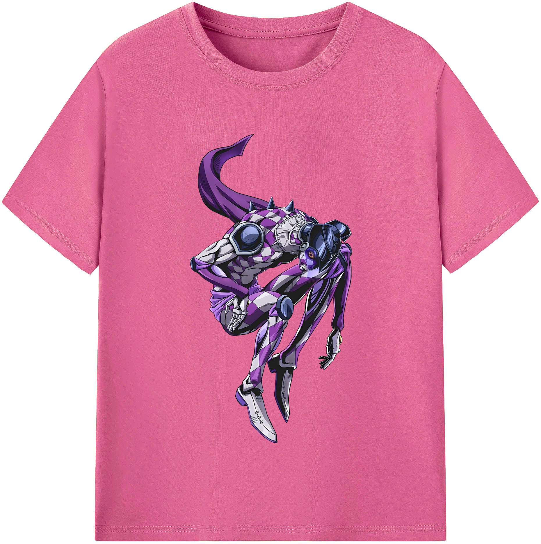 （画像用） ジョジョの奇妙な冒険 パンナコッタ?フー JoJo's Bizarre Adventure Pannacotta Fugo レディースカジュアルプリントTシャツ（綿100％）