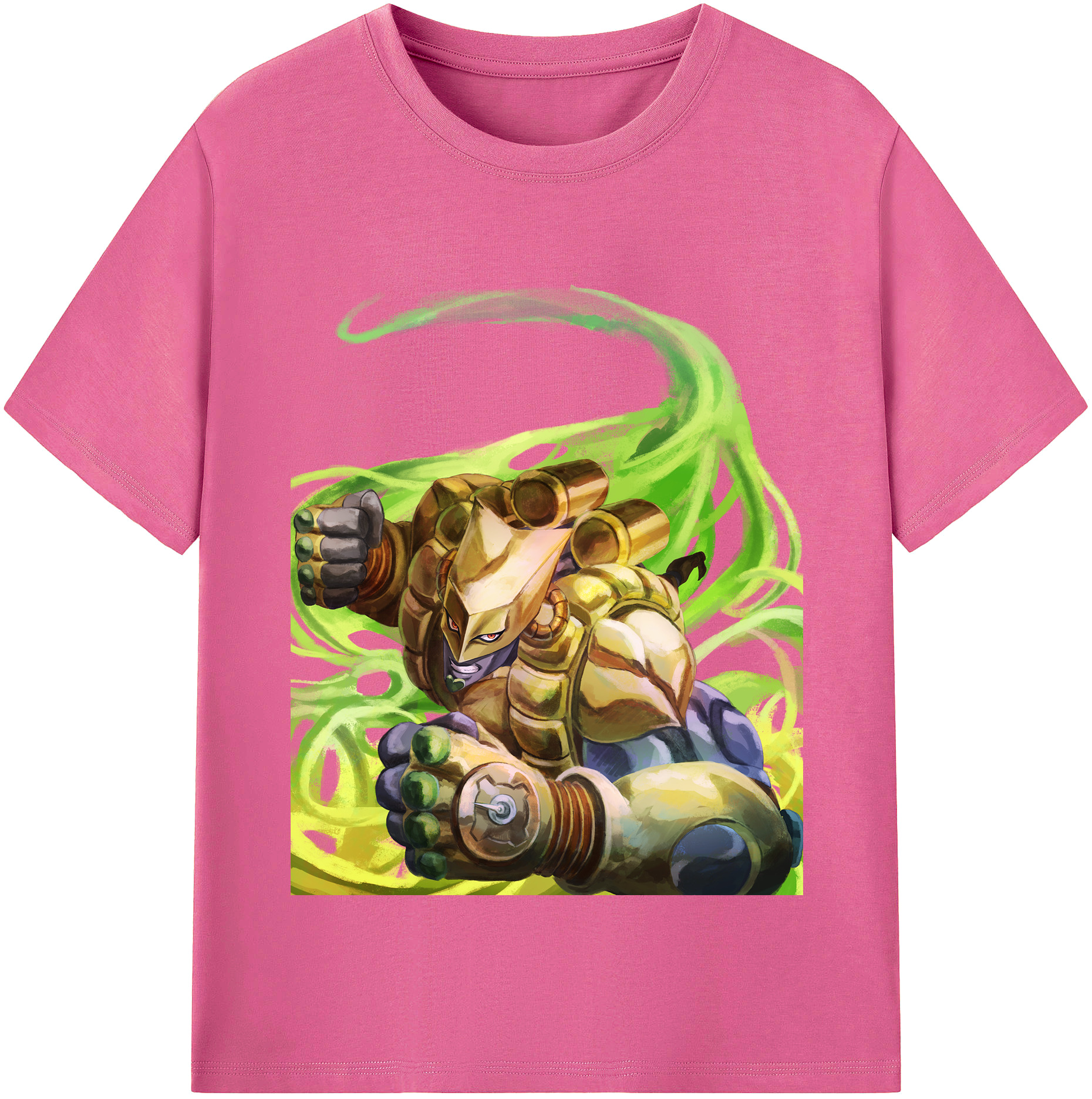 （画像用） ジョジョの奇妙な冒険 ディオ?ブランドー JoJo's Bizarre Adventure Dio Brando レディースカジュアルプリントTシャツ（綿100％）