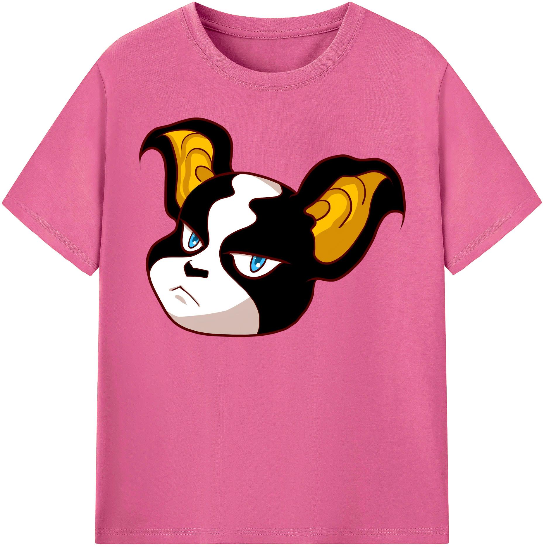 （画像用） ジョジョの奇妙な冒険 イギー JoJo's Bizarre Adventure Iggy レディースカジュアルプリントTシャツ（綿100％）