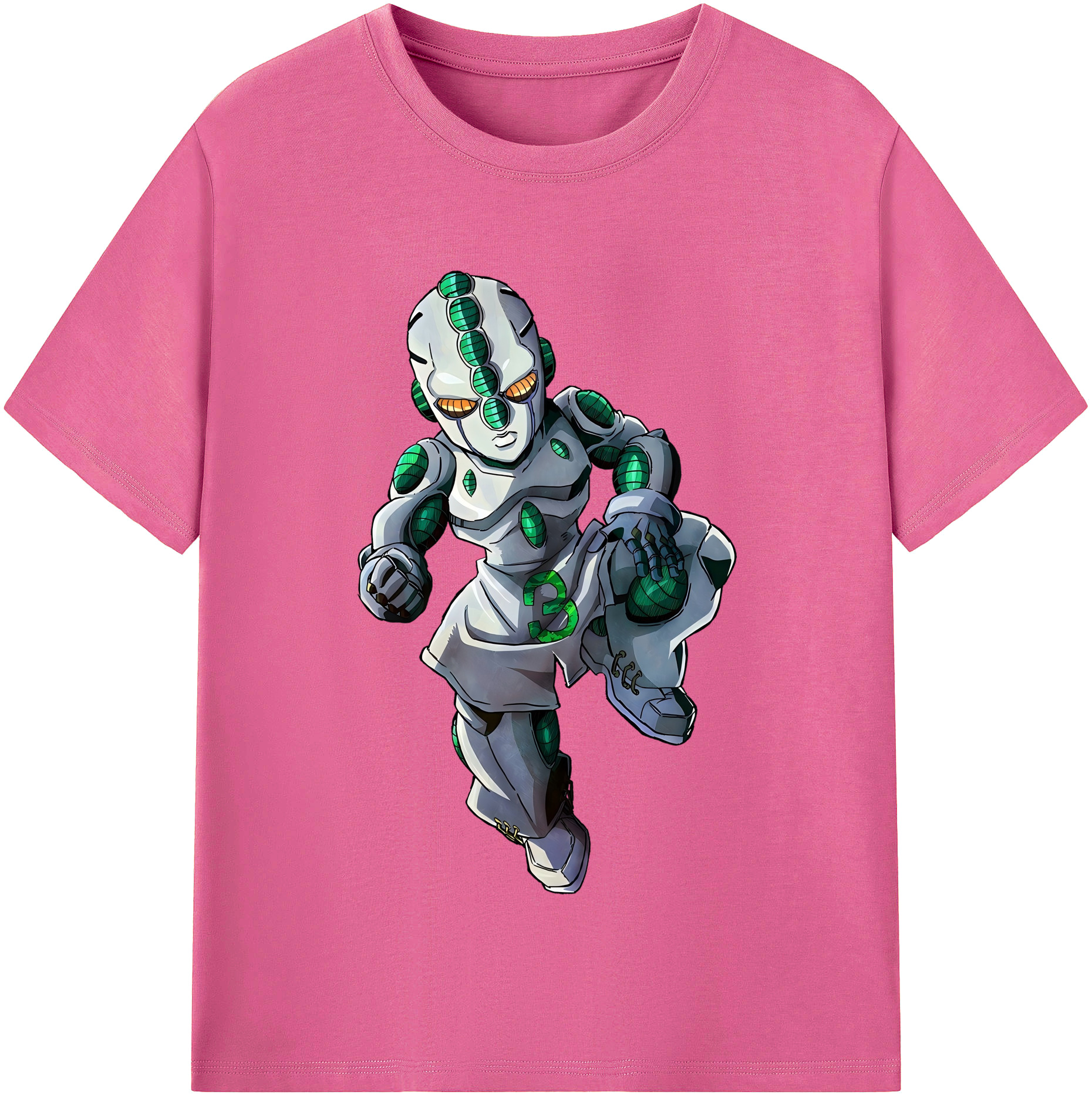 （画像用） ジョジョの奇妙な冒険 広瀨康一 JoJo's Bizarre Adventure Hirose Koichi レディースカジュアルプリントTシャツ（綿100％）