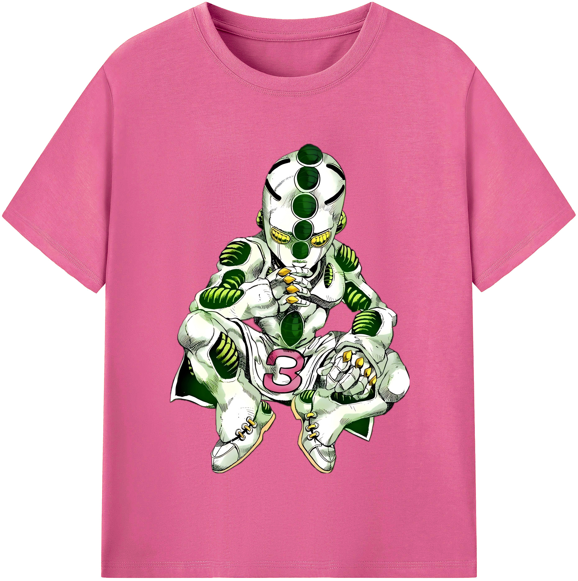 （画像用） ジョジョの奇妙な冒険 広瀨康一 JoJo's Bizarre Adventure Hirose Koichi レディースカジュアルプリントTシャツ（綿100％）