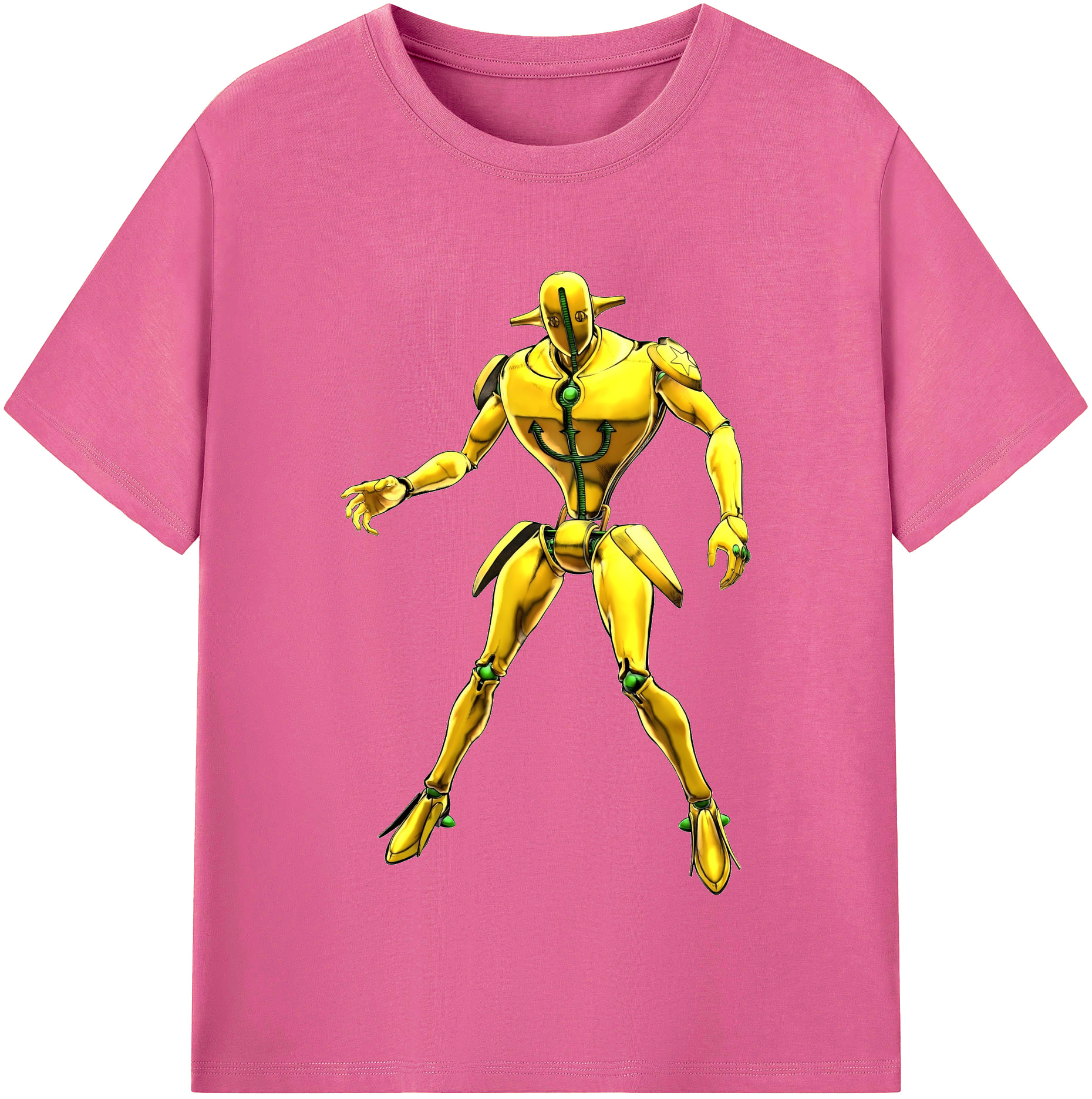 （画像用） ジョジョの奇妙な冒険 JoJo's Bizarre Adventure レディースカジュアルプリントTシャツ（綿100％）