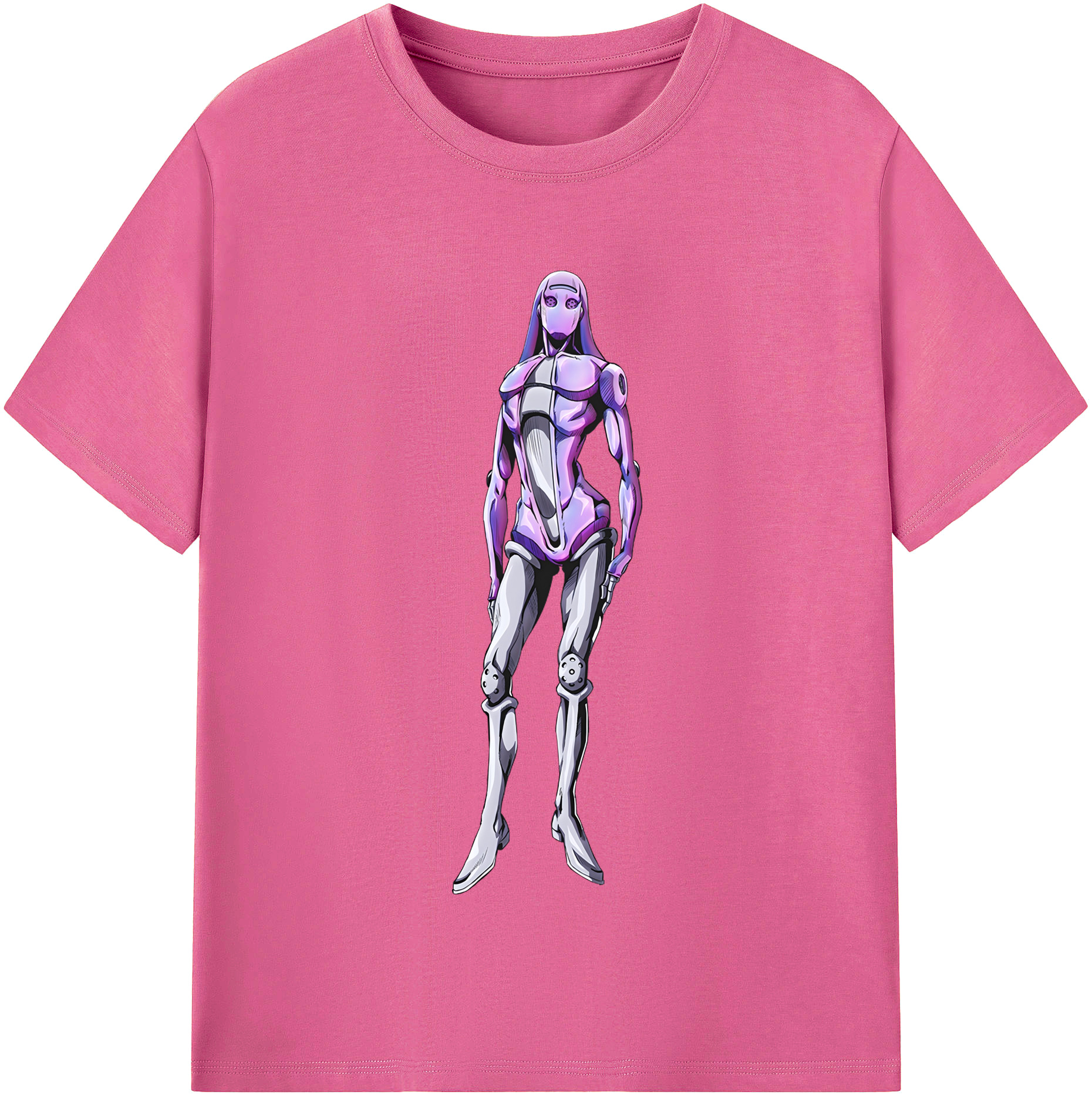 （画像用） ジョジョの奇妙な冒険 JoJo's Bizarre Adventure レディースカジュアルプリントTシャツ（綿100％）