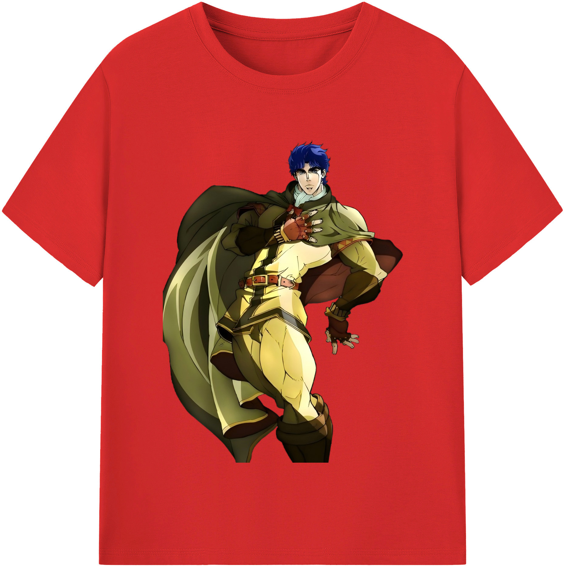 （画像用） ジョジョの奇妙な冒険 /ジョナサン?ジョースター JoJo's Bizarre Adventure Jonathan Joestar レディースカジュアルプリントTシャツ（綿100％）