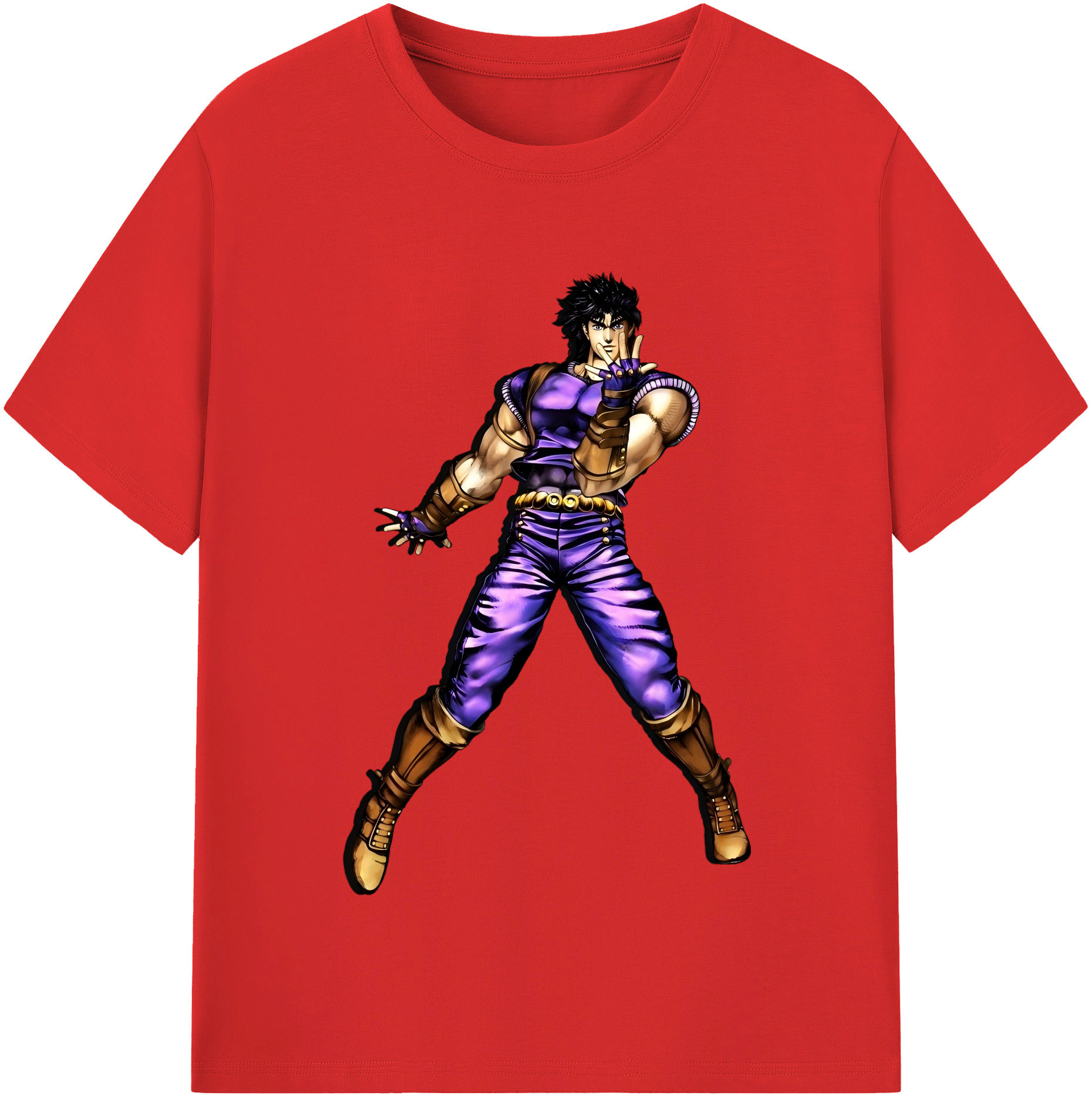 （画像用） ジョジョの奇妙な冒険 /ジョナサン?ジョースター JoJo's Bizarre Adventure Jonathan Joestar レディースカジュアルプリントTシャツ（綿100％）