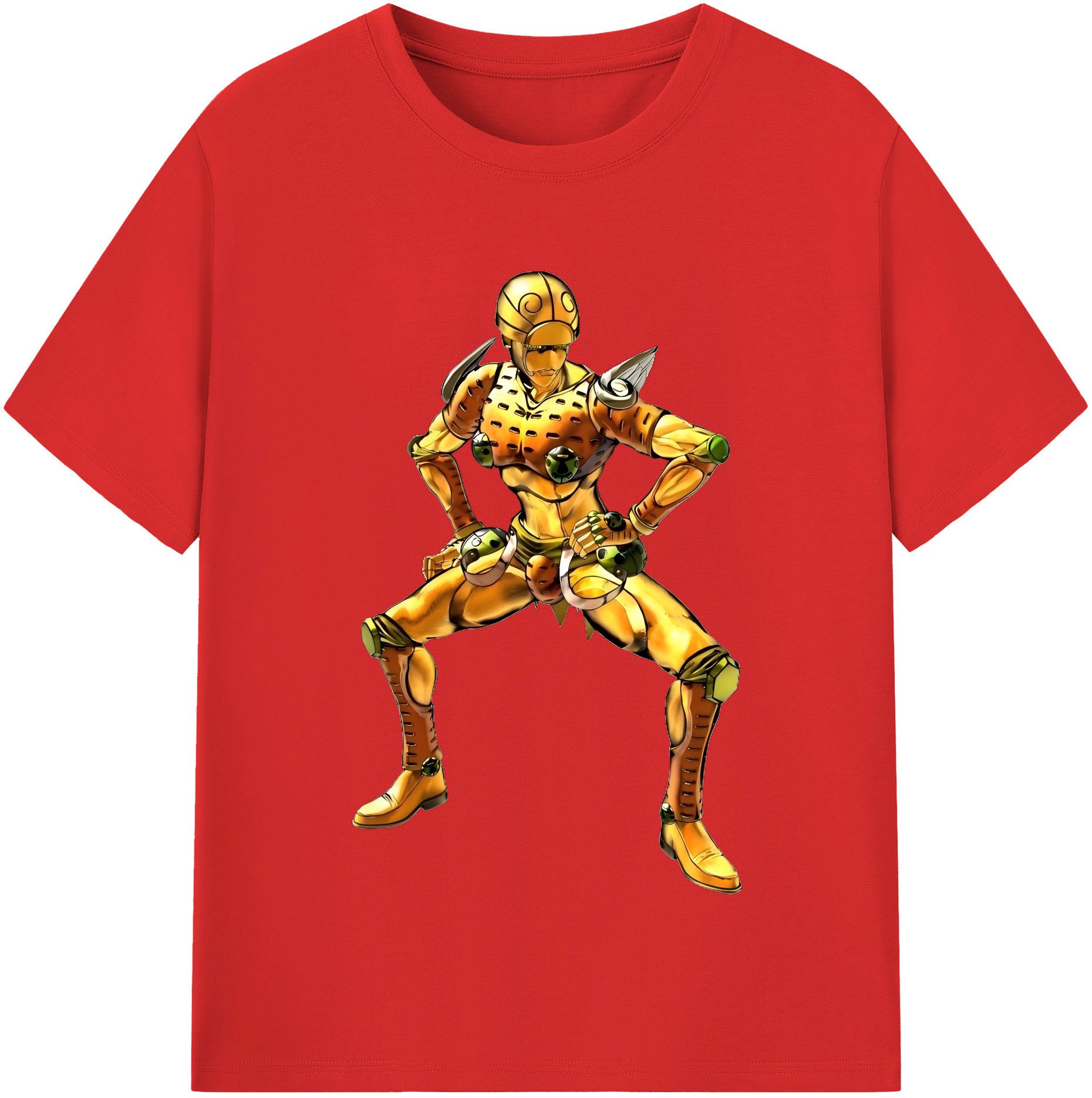 （画像用） ジョジョの奇妙な冒険 ジョルノ?ジョバァーナ JoJo's Bizarre Adventure Giorno Giovanna レディースカジュアルプリントTシャツ（綿100％）