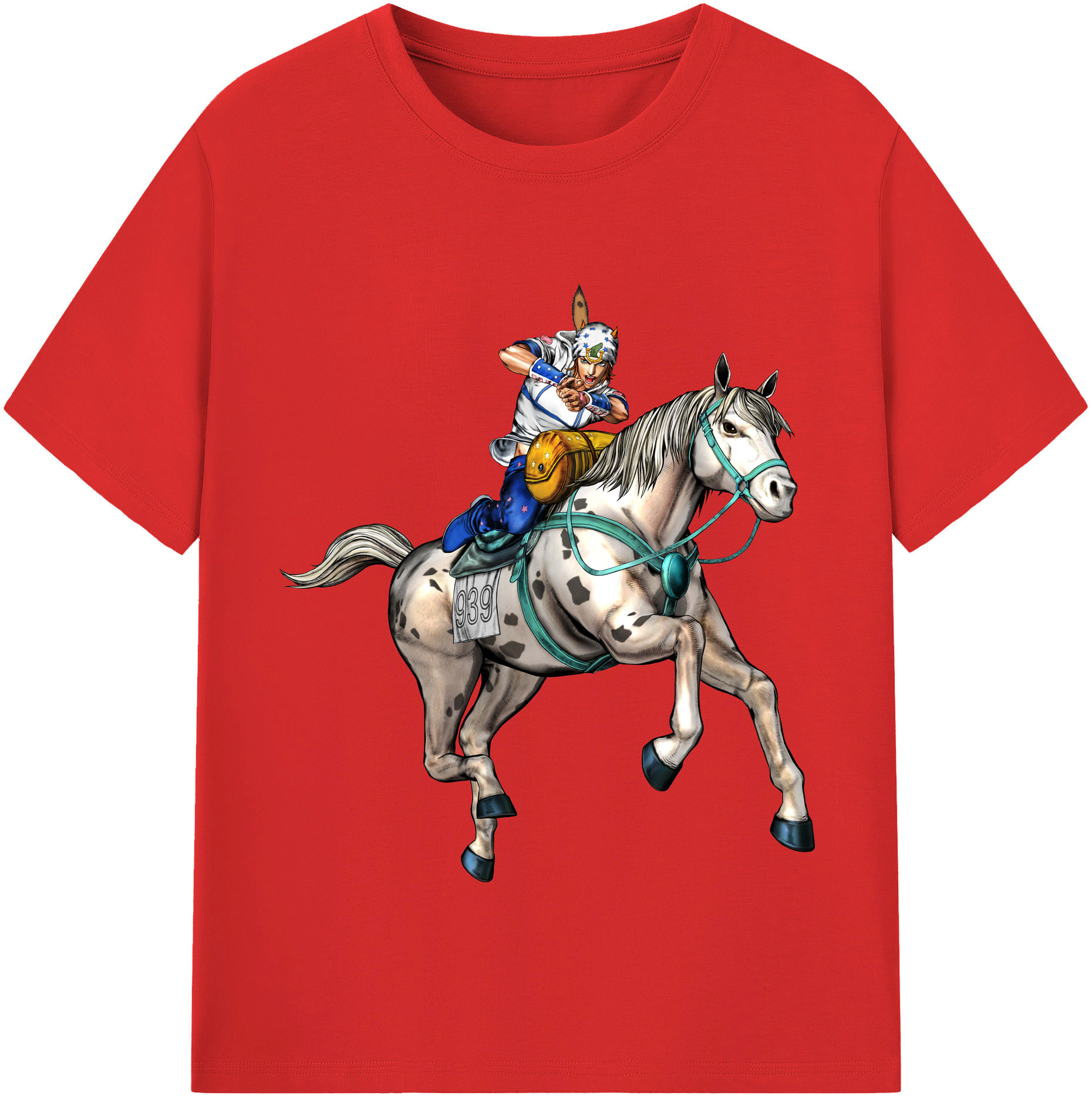 （画像用） ジョジョの奇妙な冒険 ジョナサン?ジョースター JoJo's Bizarre Adventure Jonathan Joestar レディースカジュアルプリントTシャツ（綿100％）