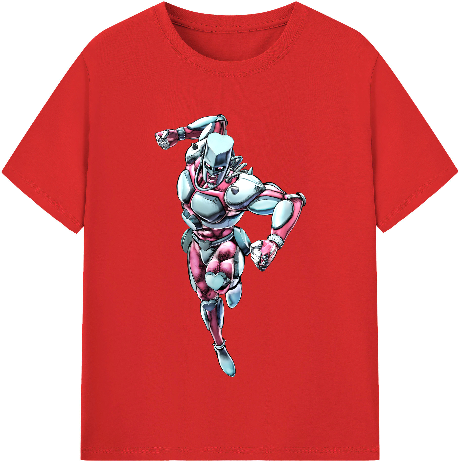 （画像用） ジョジョの奇妙な冒険 ひがしかた じょうすけ JoJo's Bizarre Adventure Higashikata Josuke レディースカジュアルプリントTシャツ（綿100％）
