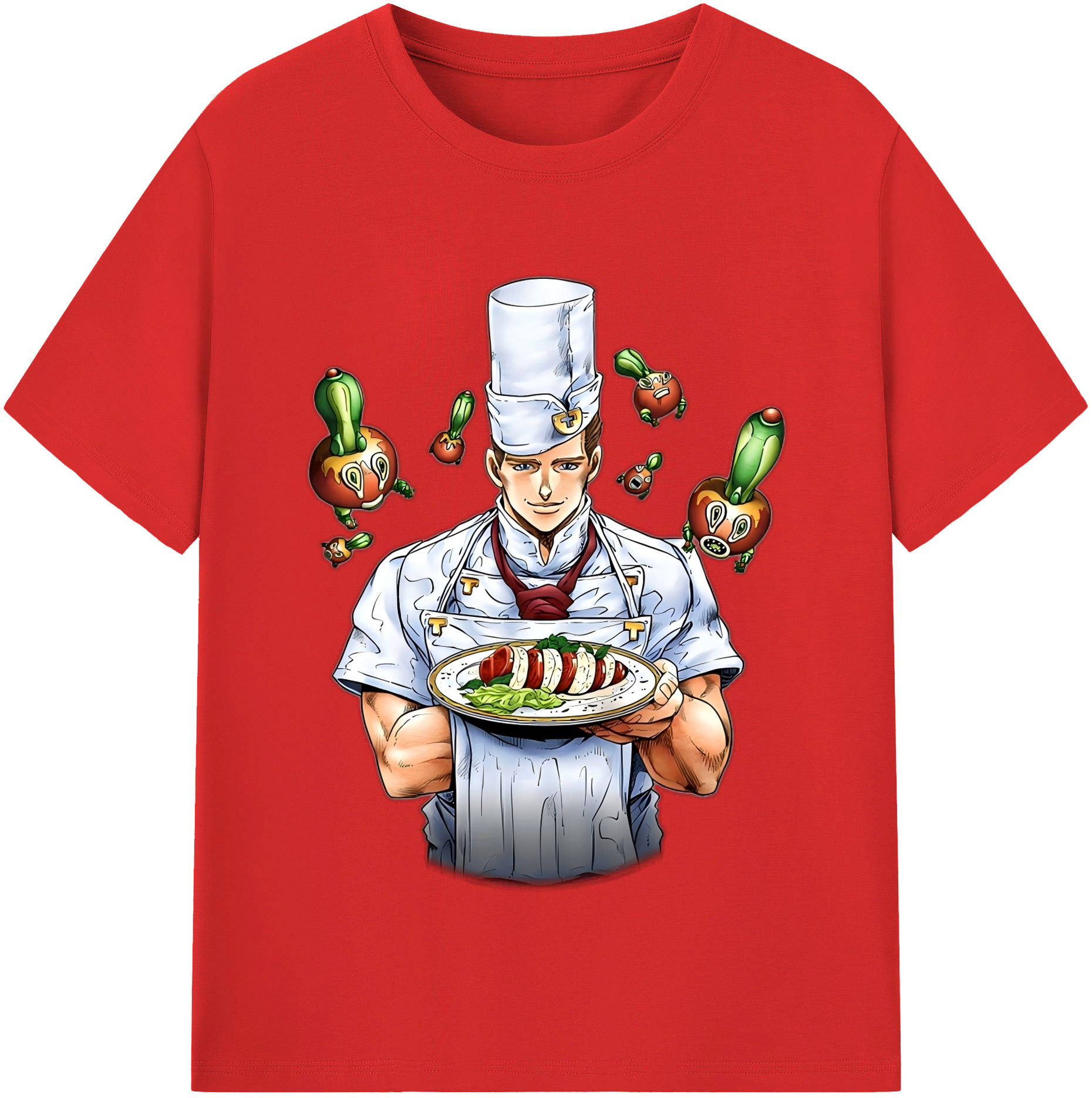（画像用） ジョジョの奇妙な冒険 Tonio Trussardi JoJo's Bizarre Adventure トニオ?トラッサルディ レディースカジュアルプリントTシャツ（綿100％）