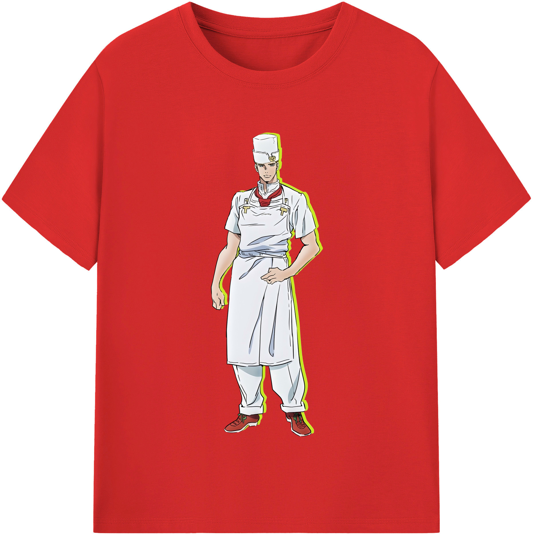 （画像用） ジョジョの奇妙な冒険 Tonio Trussardi JoJo's Bizarre Adventure トニオ?トラッサルディ レディースカジュアルプリントTシャツ（綿100％）
