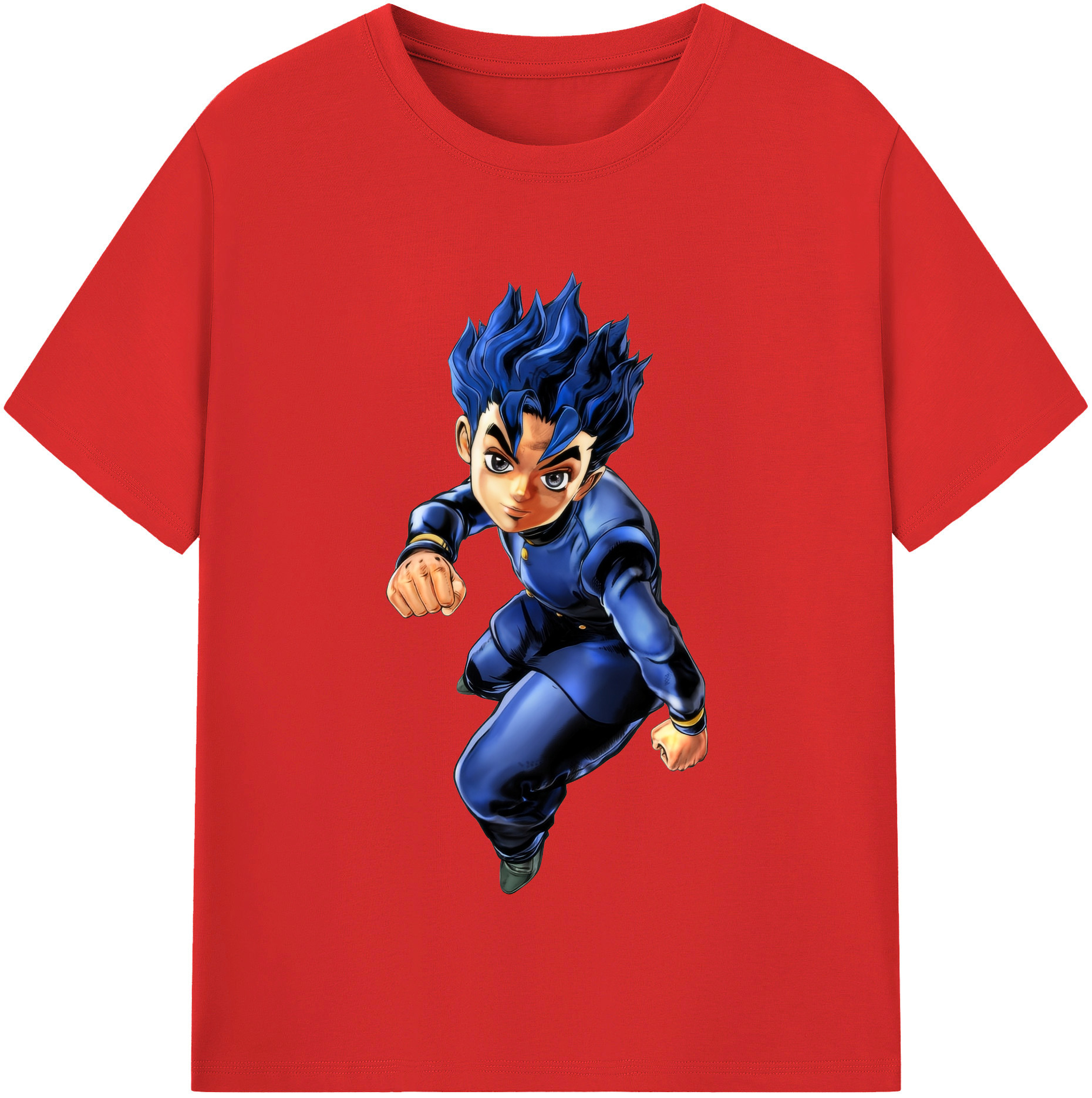 （画像用） ジョジョの奇妙な冒険 広瀨康一 JoJo's Bizarre Adventure Hirose Koichi レディースカジュアルプリントTシャツ（綿100％）