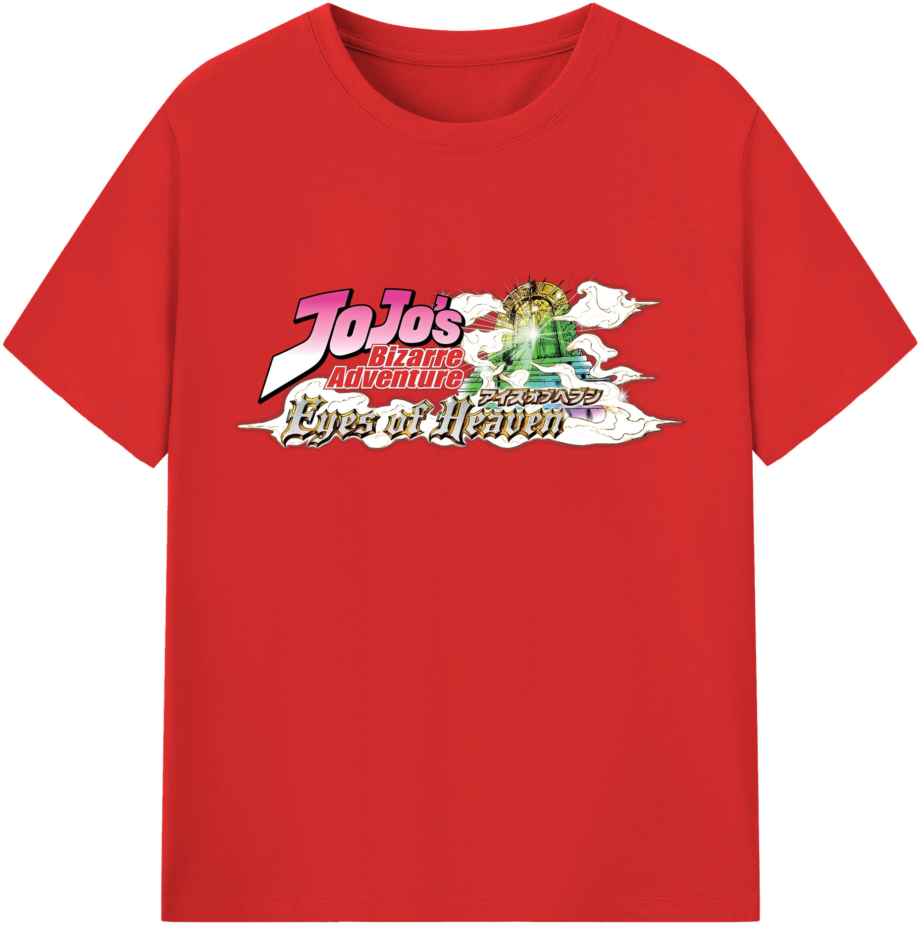 （画像用） ジョジョの奇妙な冒険 JoJo's Bizarre Adventure レディースカジュアルプリントTシャツ（綿100％）