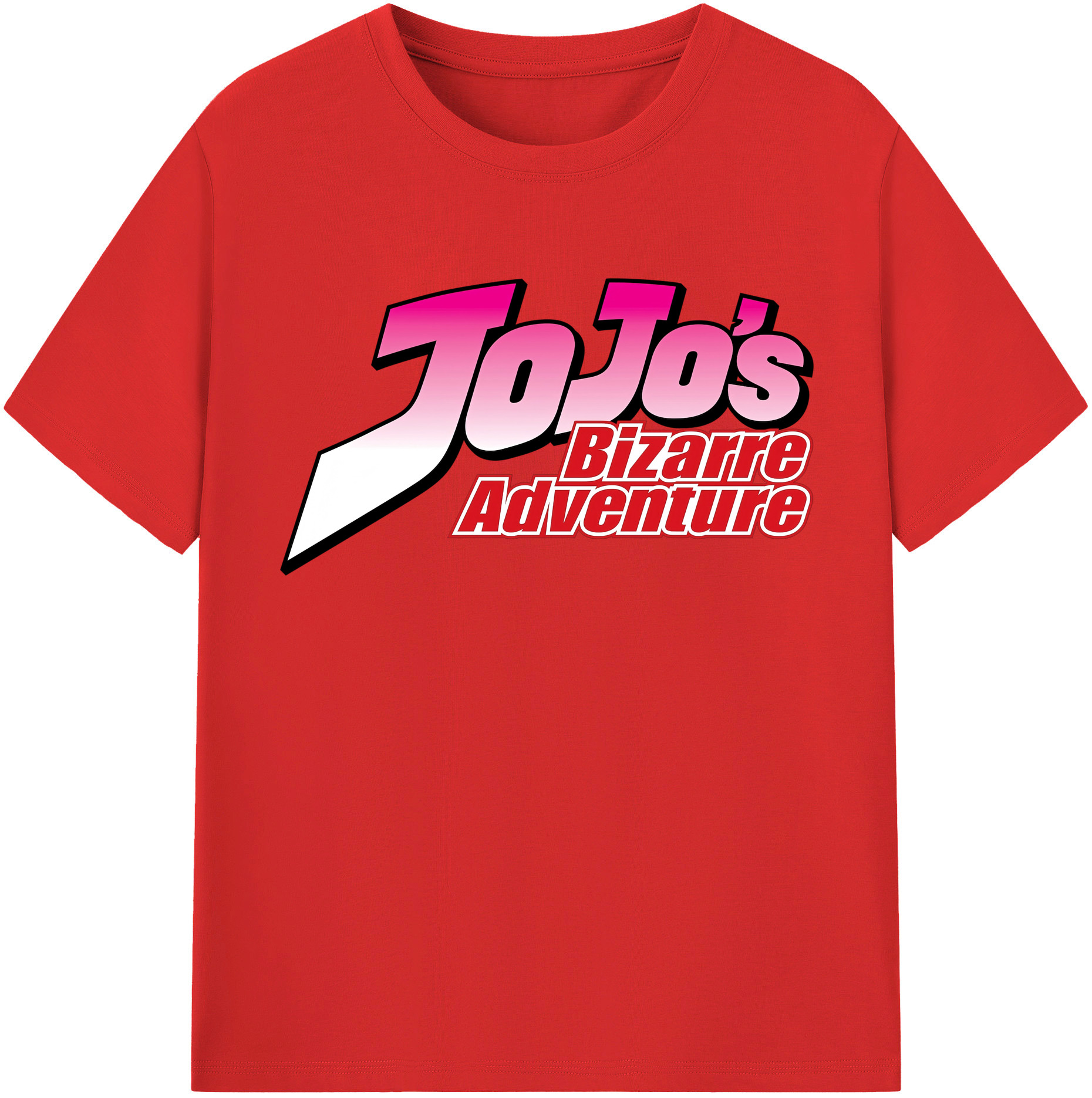 （画像用） ジョジョの奇妙な冒険 JoJo's Bizarre Adventure レディースカジュアルプリントTシャツ（綿100％）