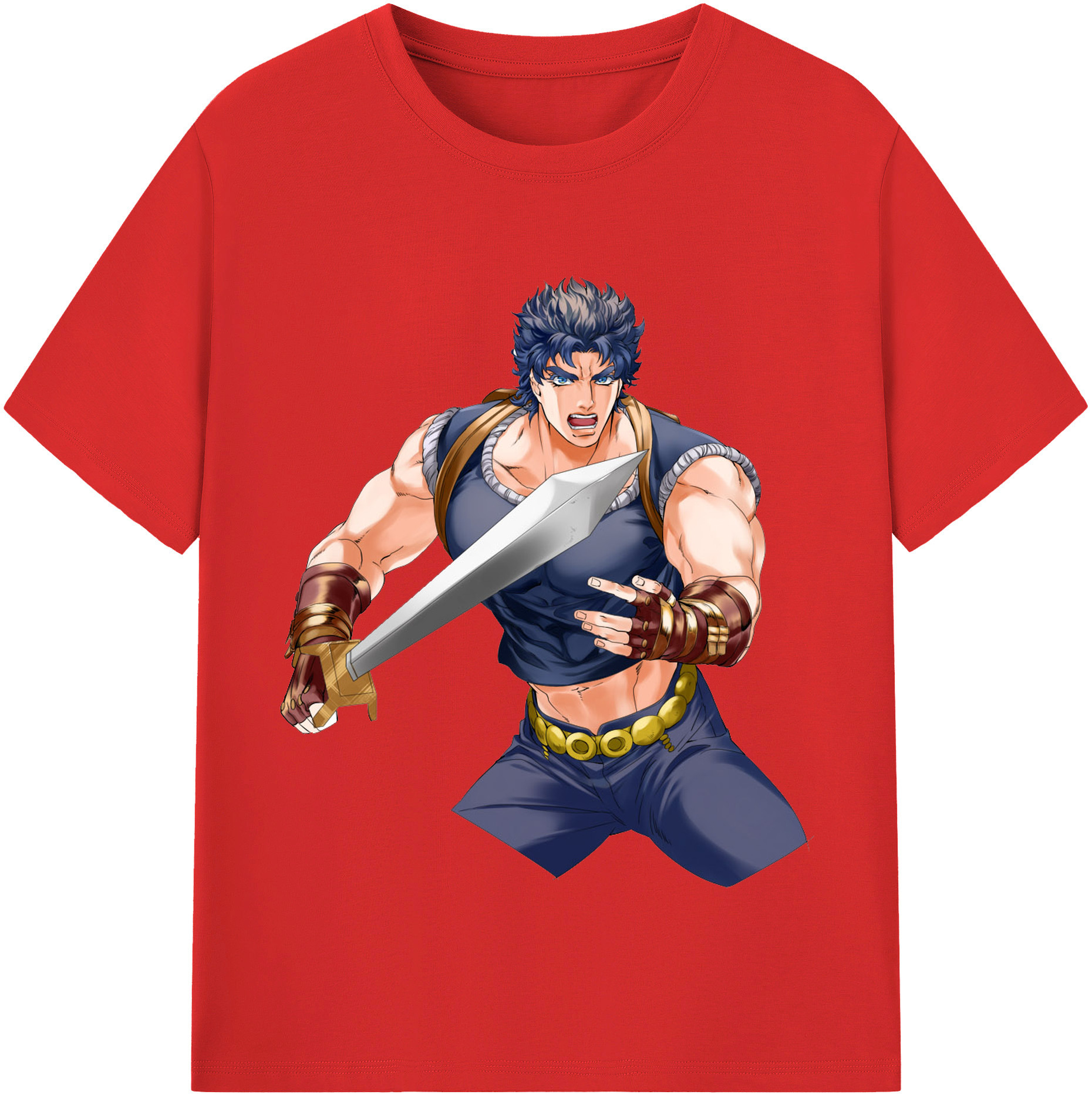 （画像用） ジョジョの奇妙な冒険 /ジョナサン?ジョースター JoJo's Bizarre Adventure Jonathan Joestar レディースカジュアルプリントTシャツ（綿100％）