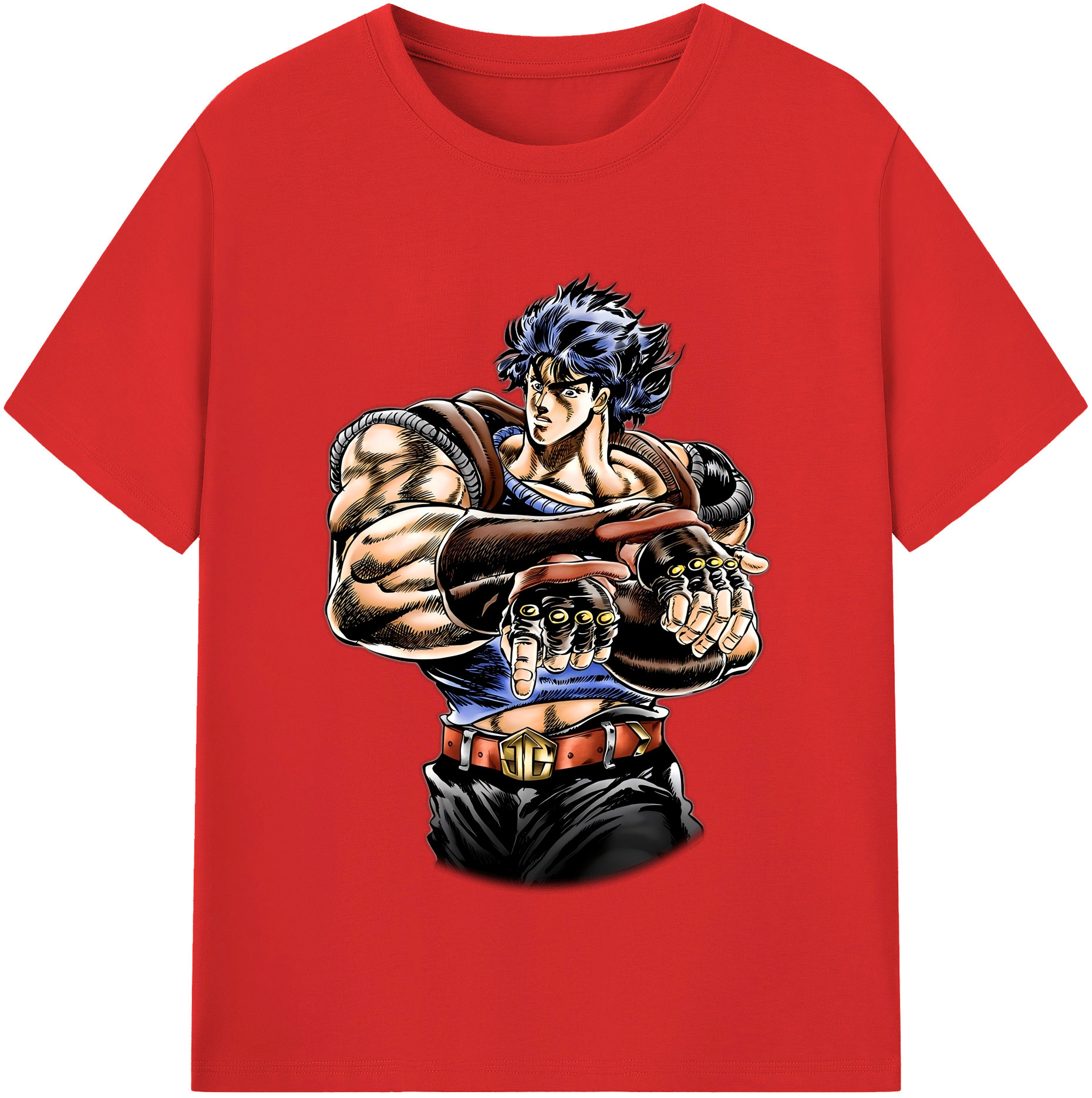 （画像用） ジョジョの奇妙な冒険 /ジョナサン?ジョースター JoJo's Bizarre Adventure Jonathan Joestar レディースカジュアルプリントTシャツ（綿100％）