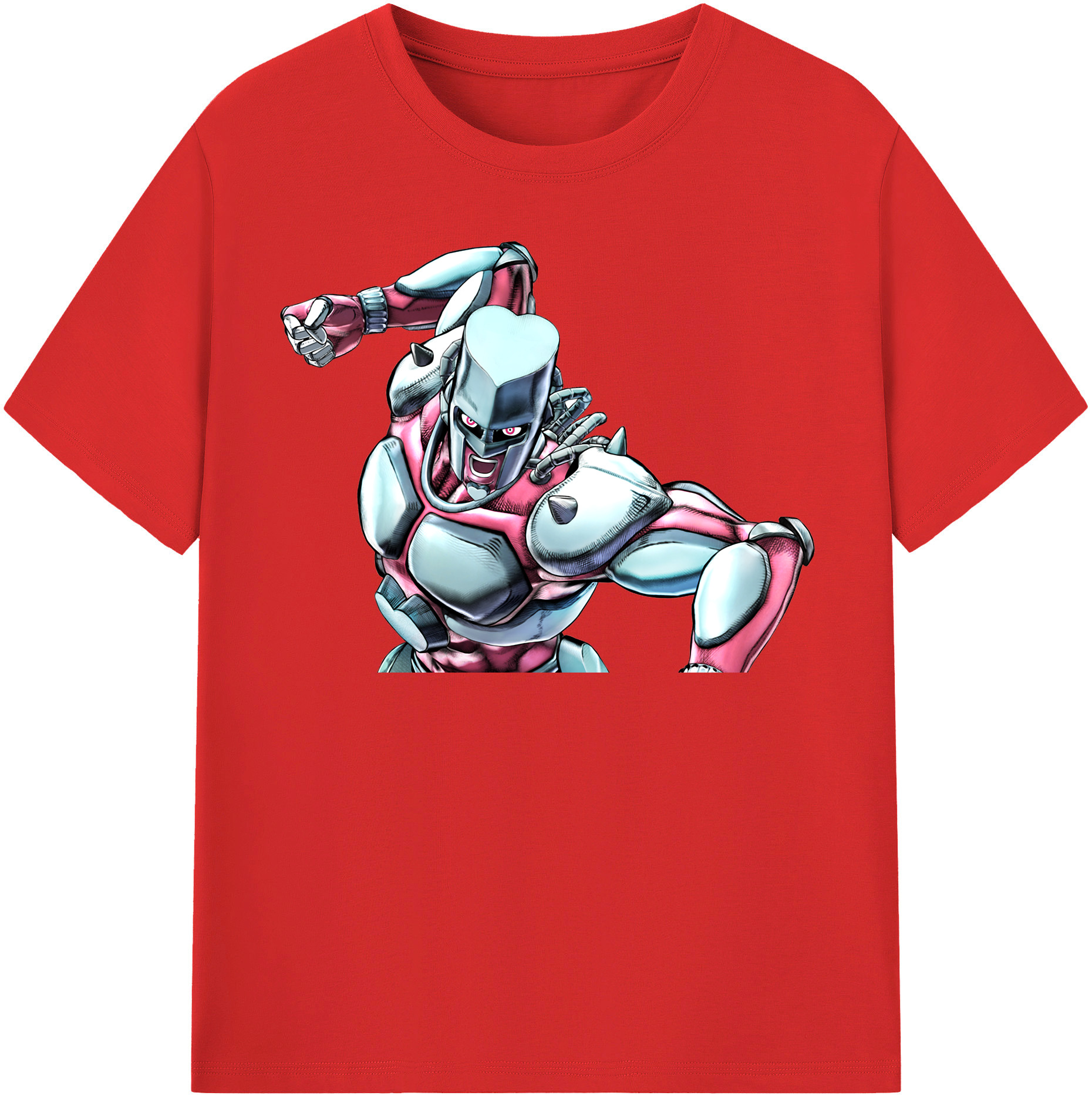 （画像用） ジョジョの奇妙な冒険 ひがしかた じょうすけ JoJo's Bizarre Adventure Higashikata Josuke レディースカジュアルプリントTシャツ（綿100％）