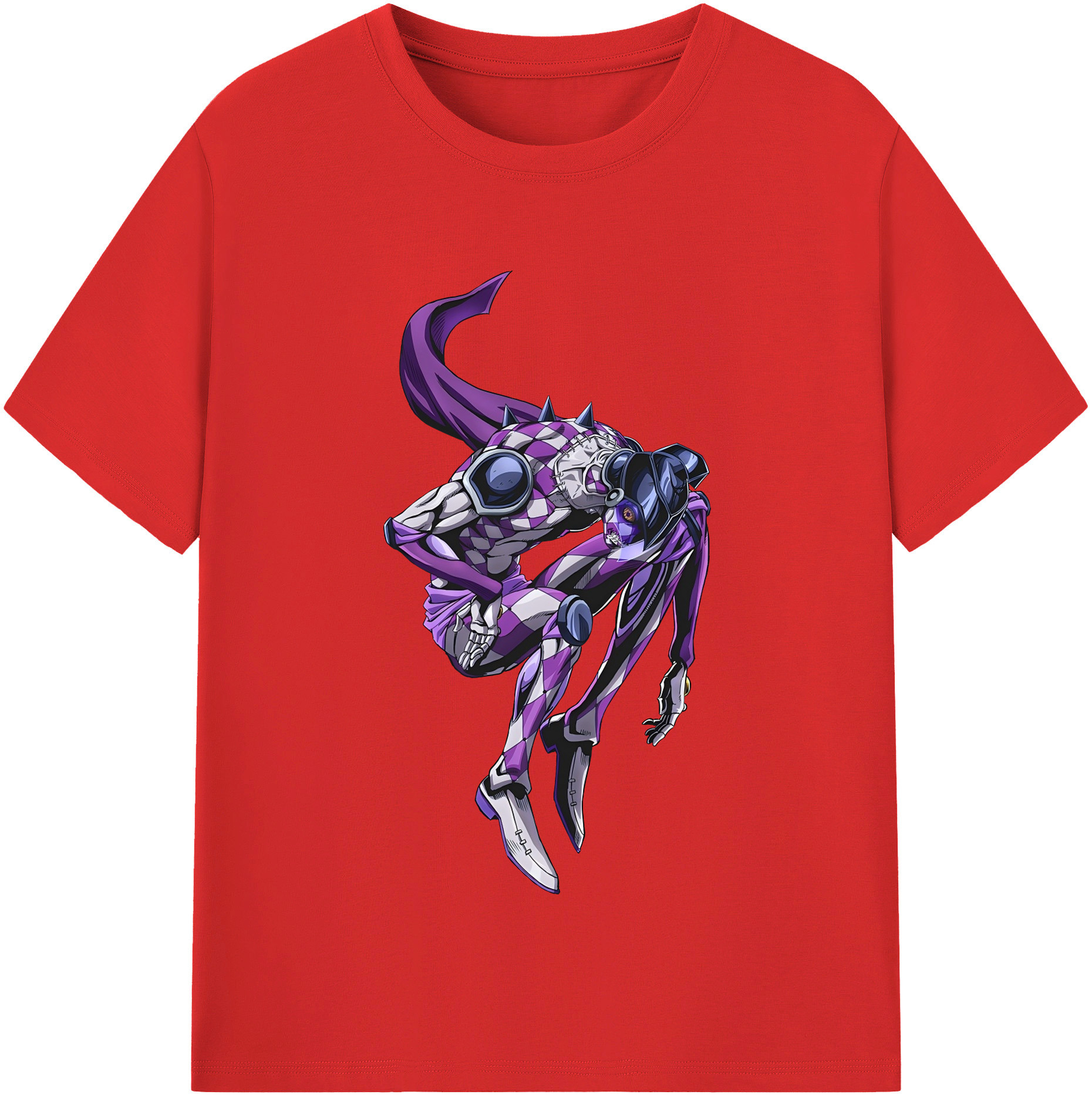（画像用） ジョジョの奇妙な冒険 パンナコッタ?フー JoJo's Bizarre Adventure Pannacotta Fugo レディースカジュアルプリントTシャツ（綿100％）