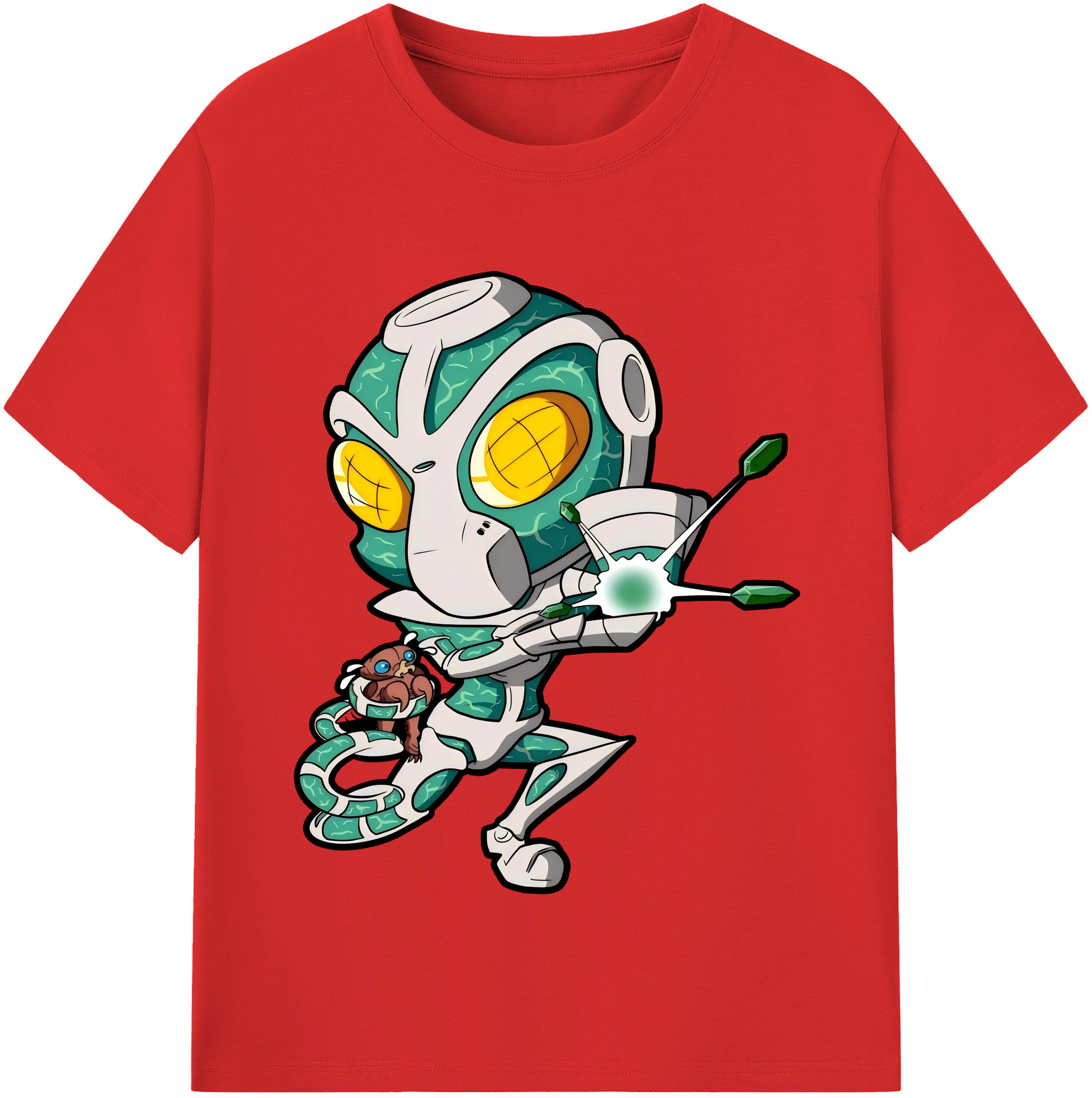 （画像用） ジョジョの奇妙な冒険 花京院 典明（かきょういん のりあき） JoJo's Bizarre Adventure Kakyoin Noriaki レディースカジュアルプリントTシャツ（綿100％）