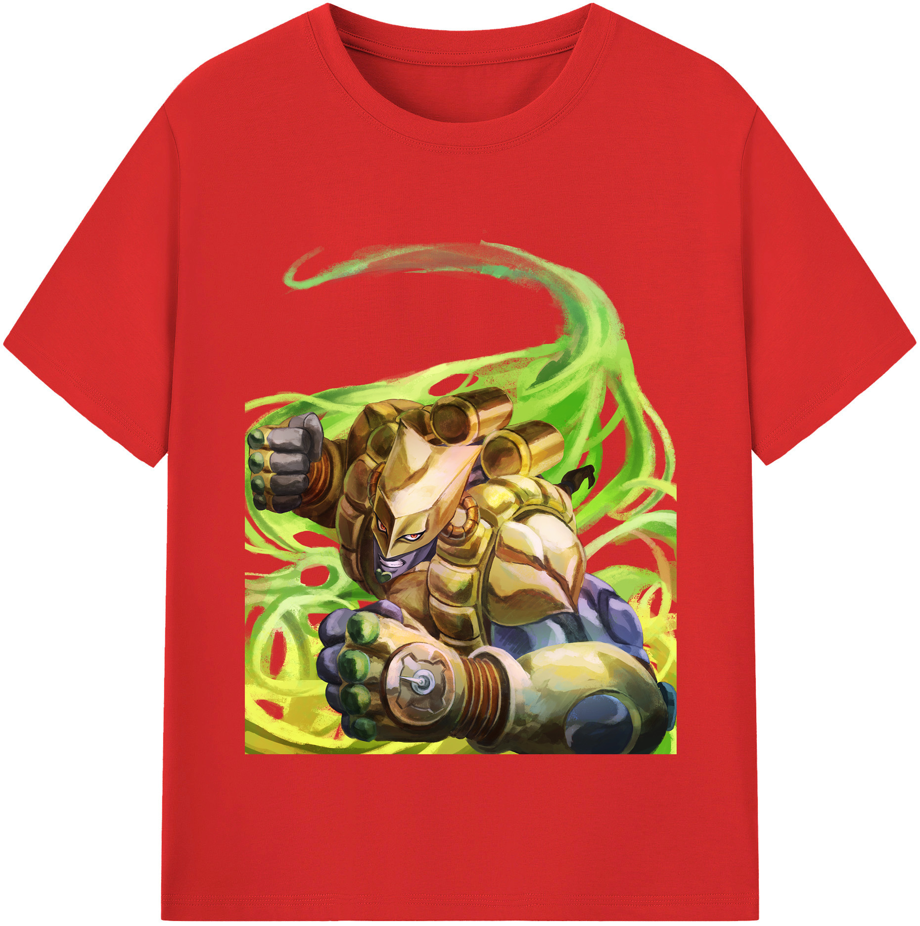 （画像用） ジョジョの奇妙な冒険 ディオ?ブランドー JoJo's Bizarre Adventure Dio Brando レディースカジュアルプリントTシャツ（綿100％）