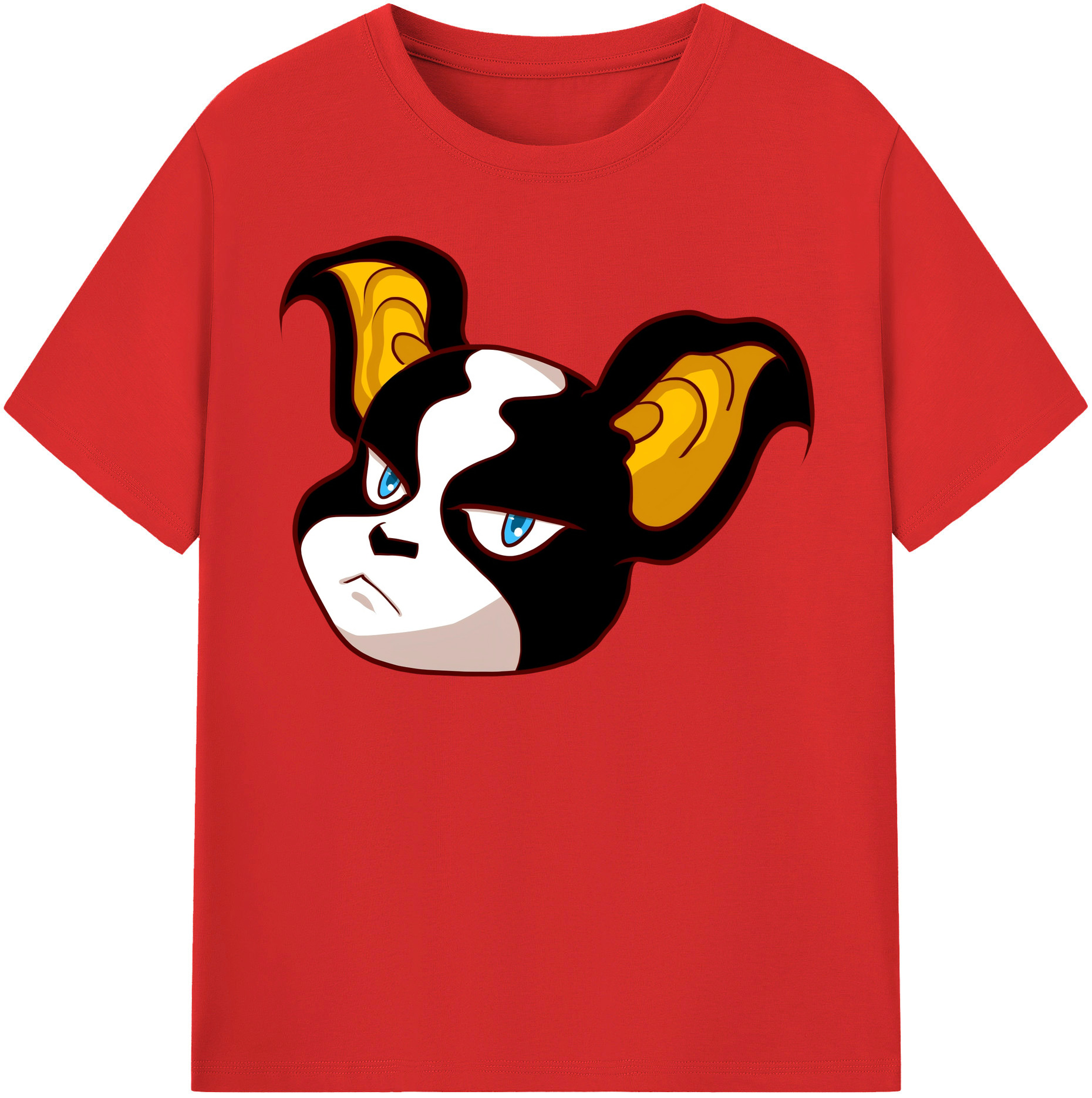 （画像用） ジョジョの奇妙な冒険 イギー JoJo's Bizarre Adventure Iggy レディースカジュアルプリントTシャツ（綿100％）