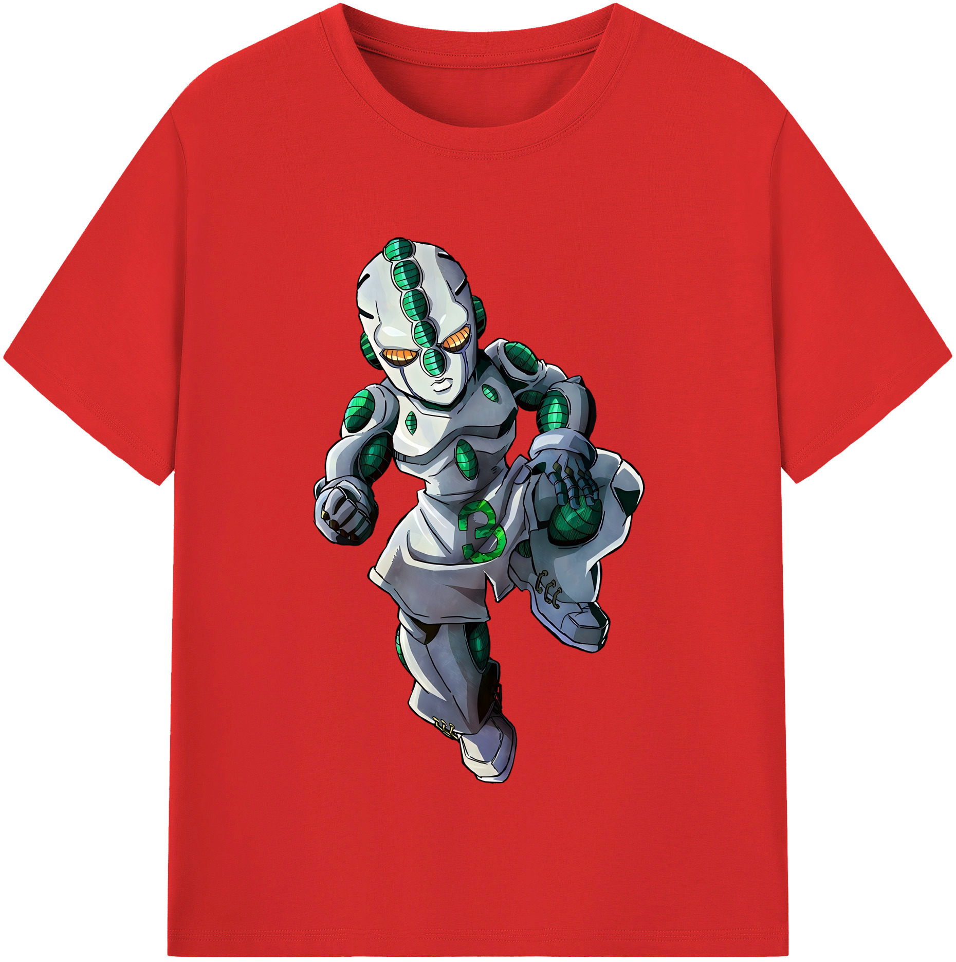 （画像用） ジョジョの奇妙な冒険 広瀨康一 JoJo's Bizarre Adventure Hirose Koichi レディースカジュアルプリントTシャツ（綿100％）