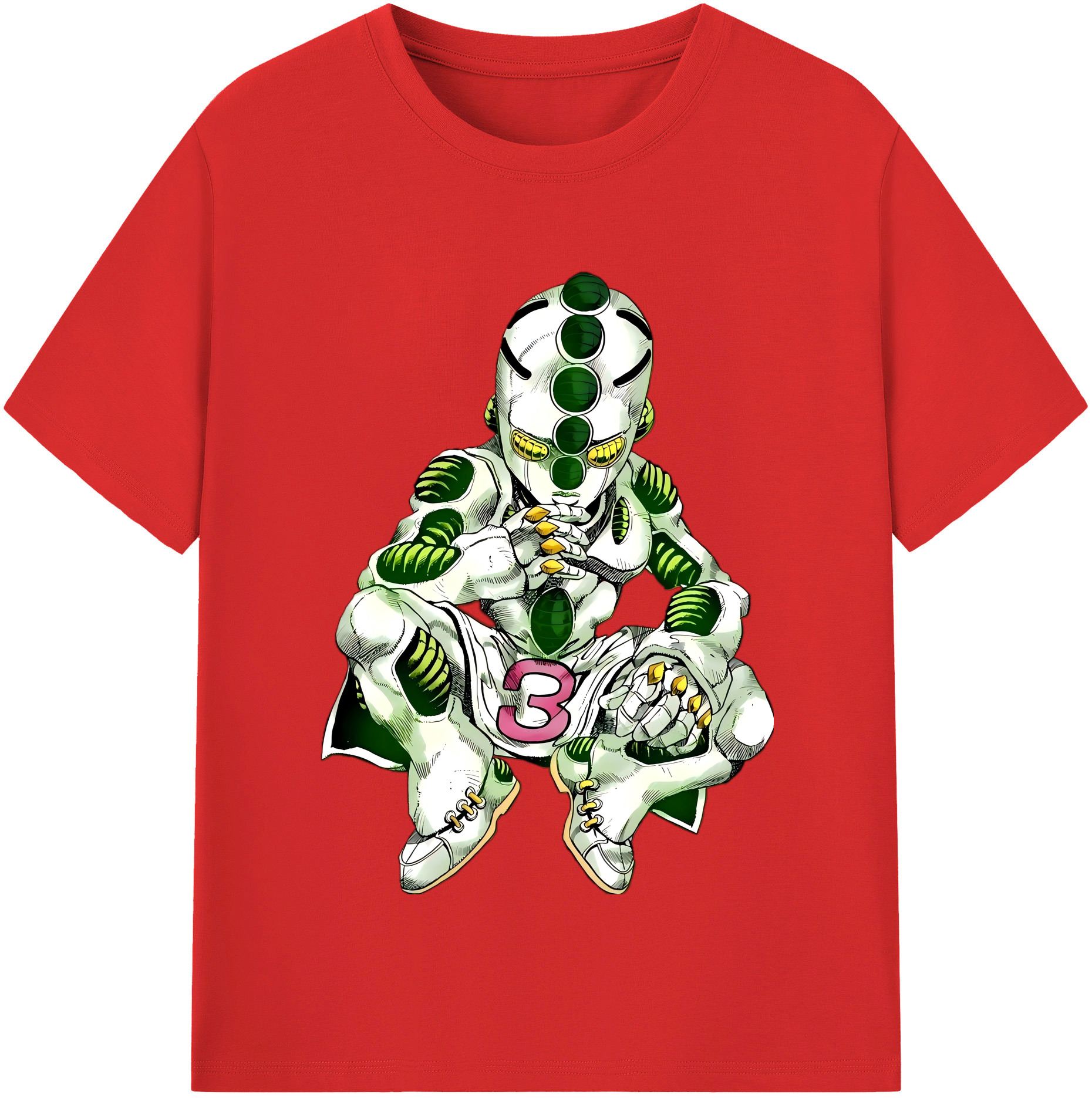 （画像用） ジョジョの奇妙な冒険 広瀨康一 JoJo's Bizarre Adventure Hirose Koichi レディースカジュアルプリントTシャツ（綿100％）