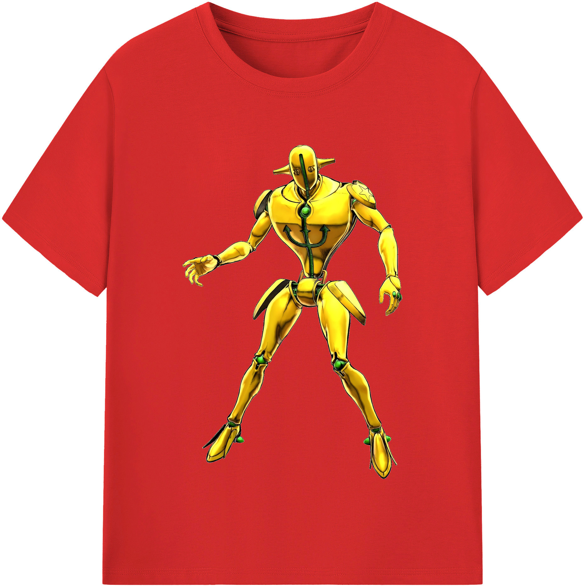 （画像用） ジョジョの奇妙な冒険 JoJo's Bizarre Adventure レディースカジュアルプリントTシャツ（綿100％）