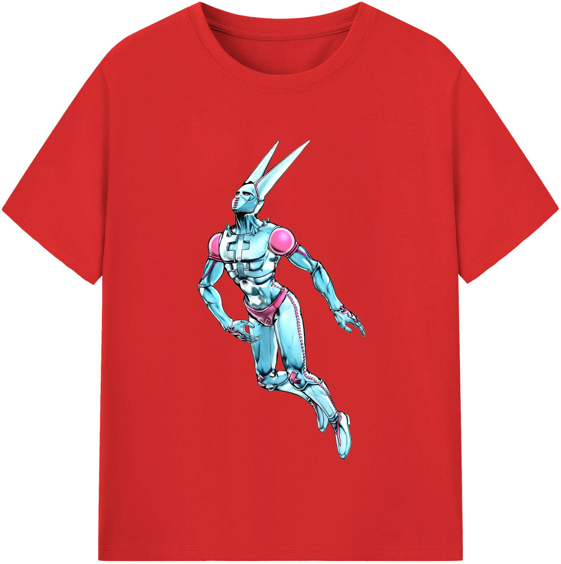 （画像用） ジョジョの奇妙な冒険 JoJo's Bizarre Adventure レディースカジュアルプリントTシャツ（綿100％）