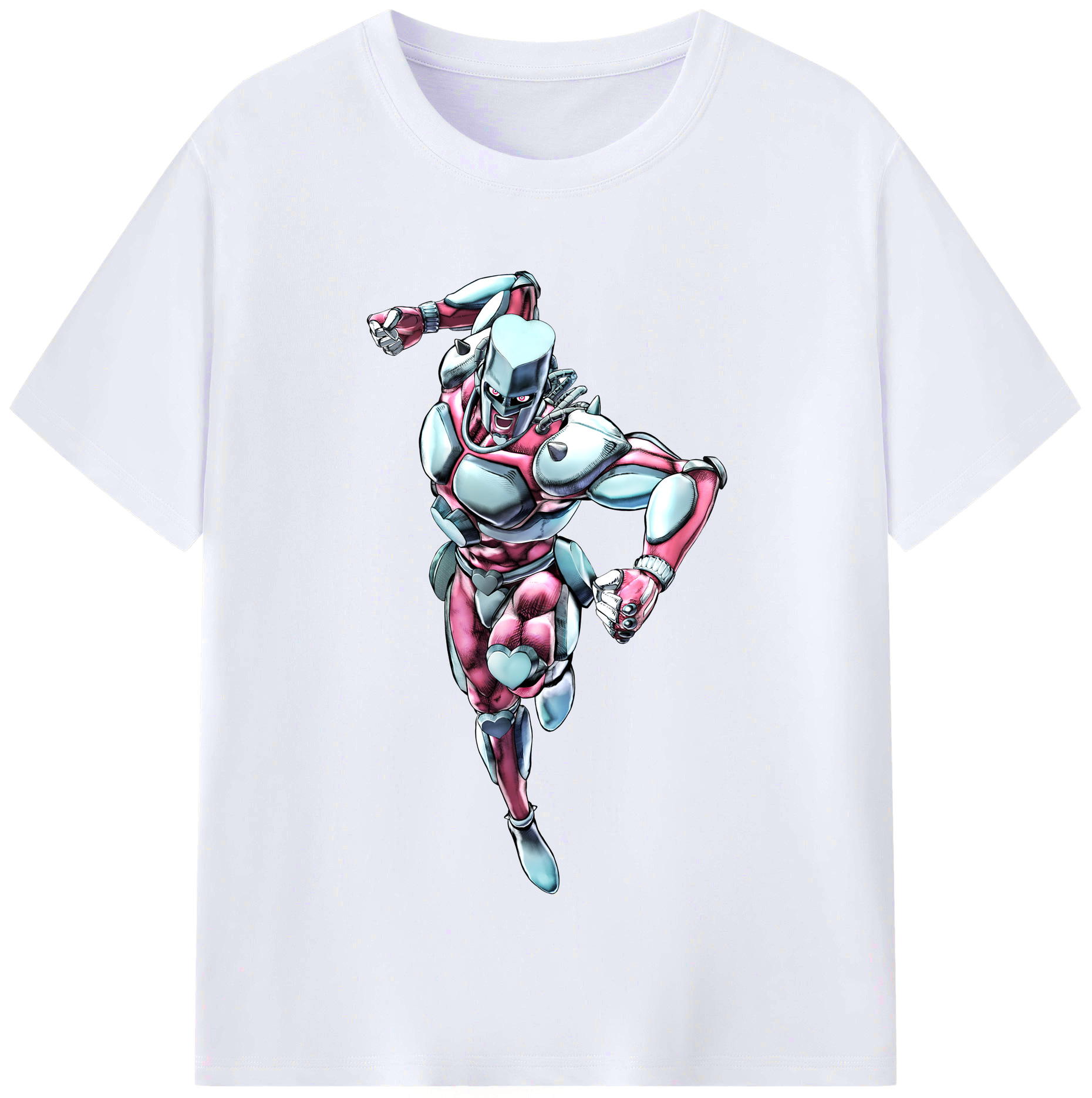 （画像用） ジョジョの奇妙な冒険 ひがしかた じょうすけ JoJo's Bizarre Adventure Higashikata Josuke レディースカジュアルプリントTシャツ（綿100％）