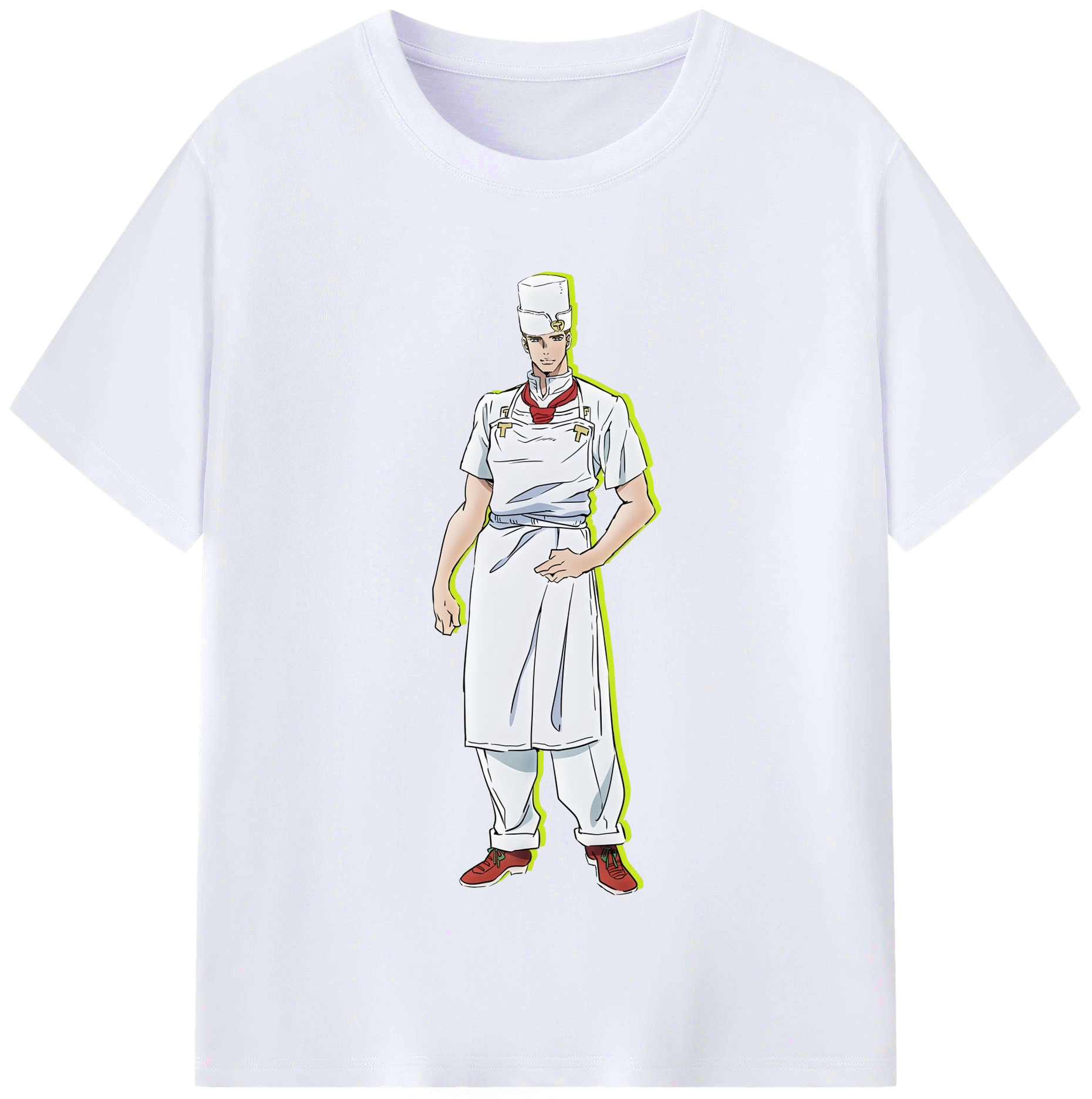 （画像用） ジョジョの奇妙な冒険 Tonio Trussardi JoJo's Bizarre Adventure トニオ?トラッサルディ レディースカジュアルプリントTシャツ（綿100％）