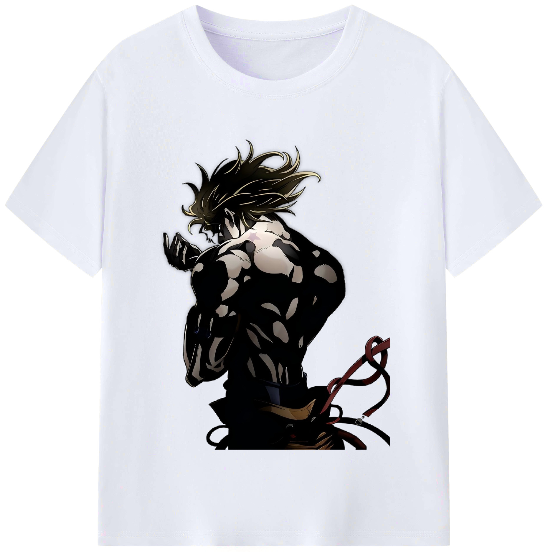 （画像用） ジョジョの奇妙な冒険 ディオ?ブランドー JoJo's Bizarre Adventure Dio Brando レディースカジュアルプリントTシャツ（綿100％）