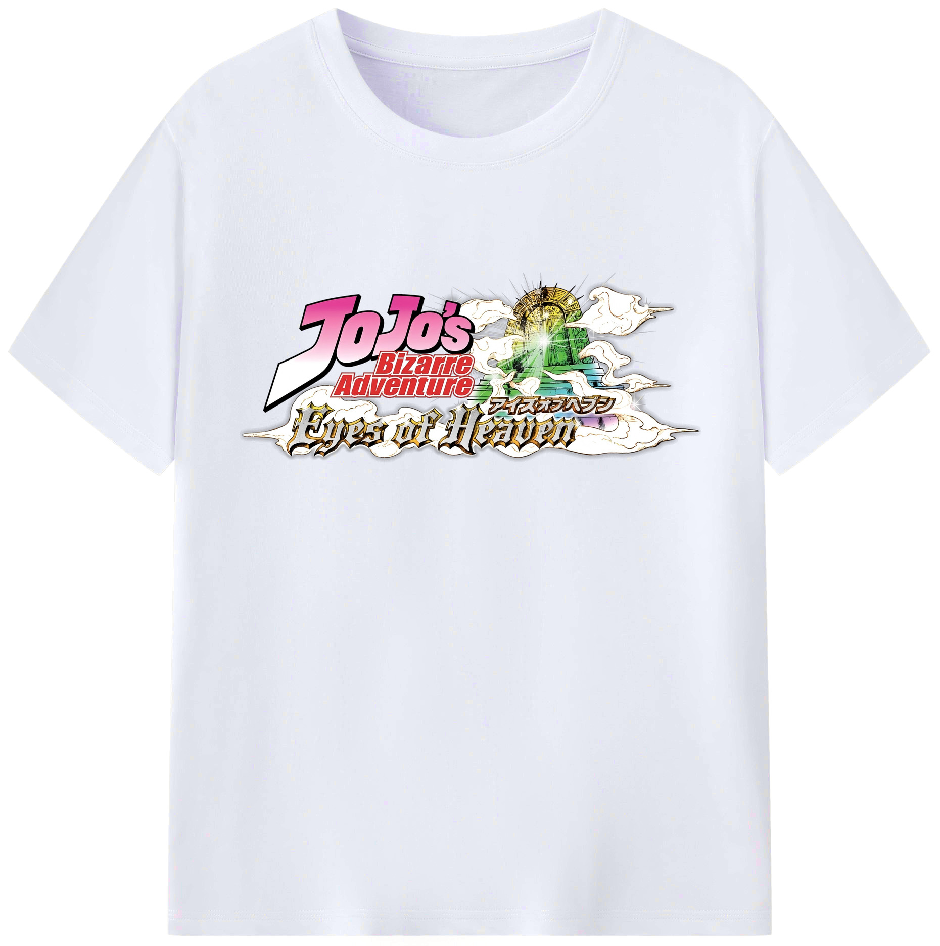 （画像用） ジョジョの奇妙な冒険 JoJo's Bizarre Adventure レディースカジュアルプリントTシャツ（綿100％）
