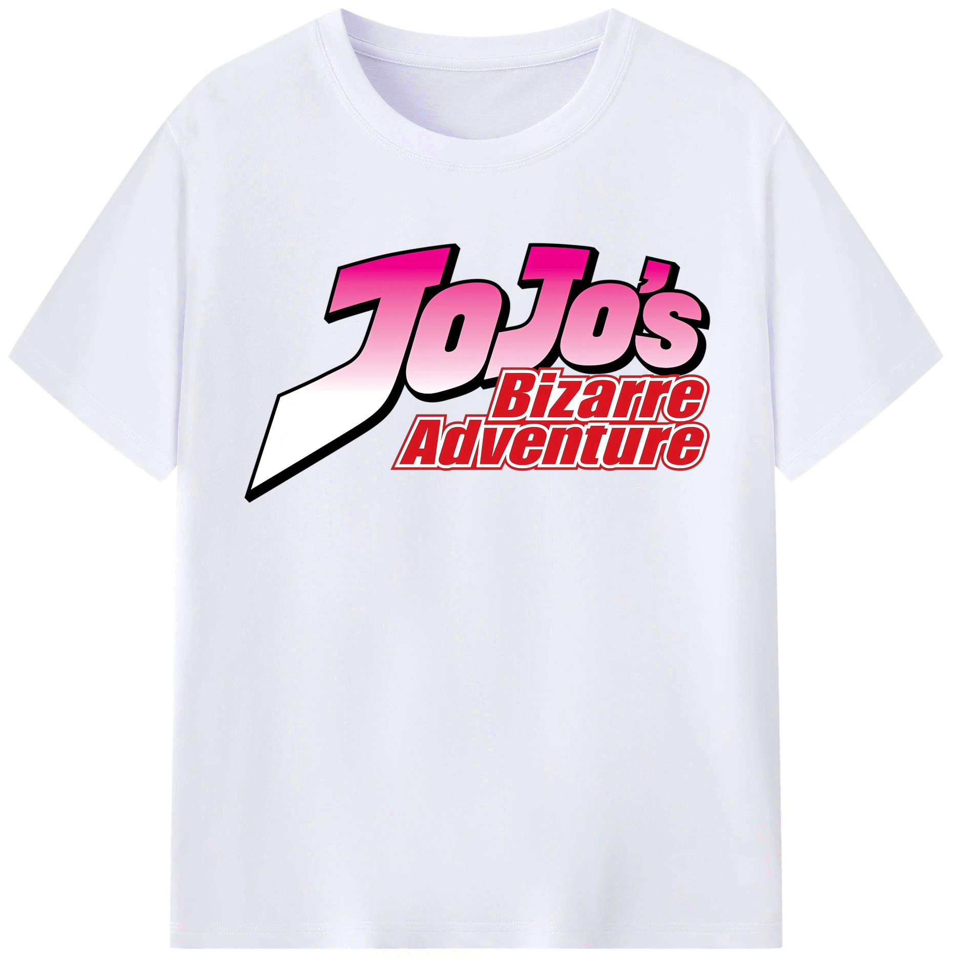 （画像用） ジョジョの奇妙な冒険 JoJo's Bizarre Adventure レディースカジュアルプリントTシャツ（綿100％）