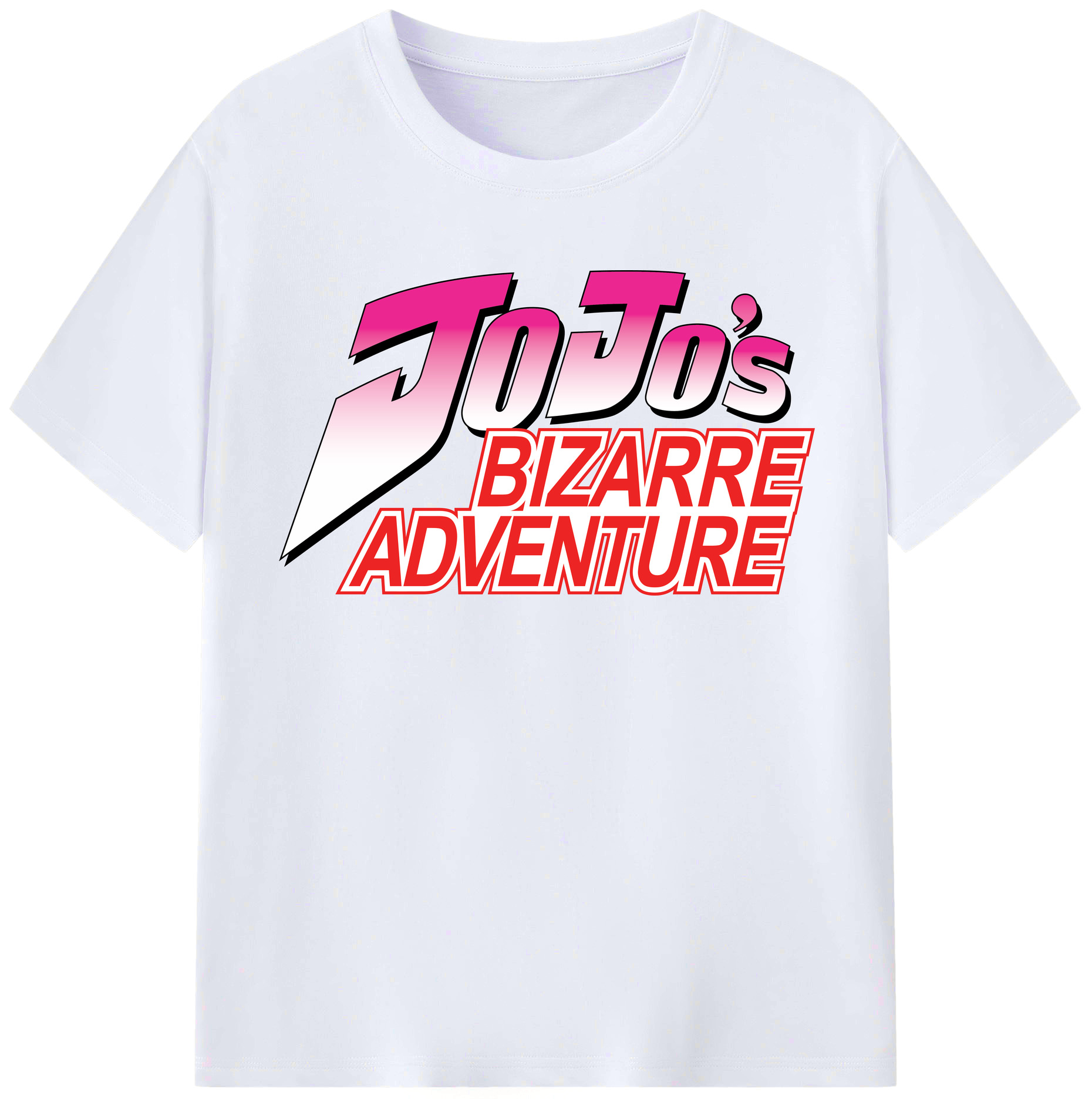 （画像用） ジョジョの奇妙な冒険 JoJo's Bizarre Adventure レディースカジュアルプリントTシャツ（綿100％）