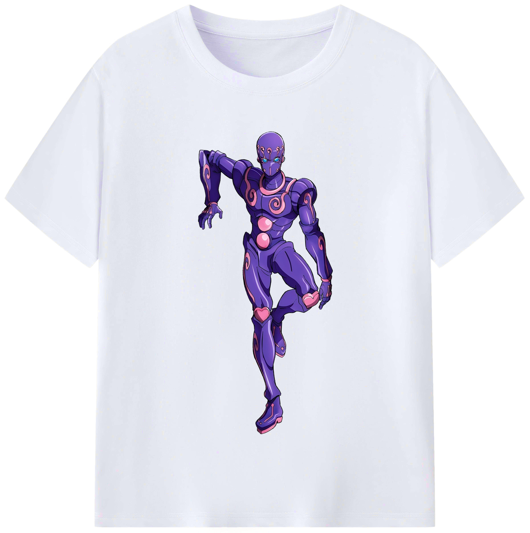 （画像用） ジョジョの奇妙な冒険 JoJo's Bizarre Adventure レディースカジュアルプリントTシャツ（綿100％）