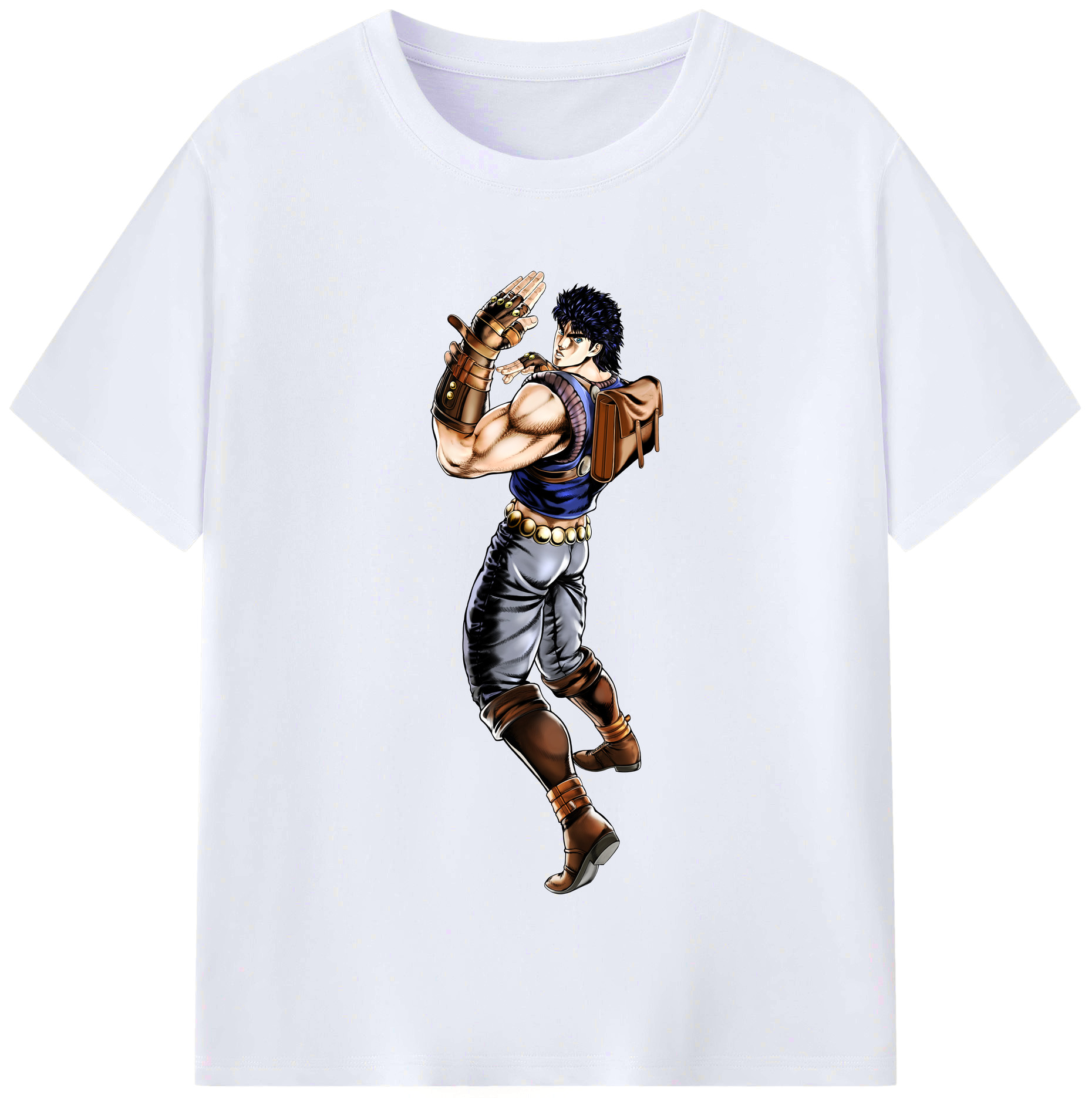 （画像用） ジョジョの奇妙な冒険 /ジョナサン?ジョースター JoJo's Bizarre Adventure Jonathan Joestar レディースカジュアルプリントTシャツ（綿100％）